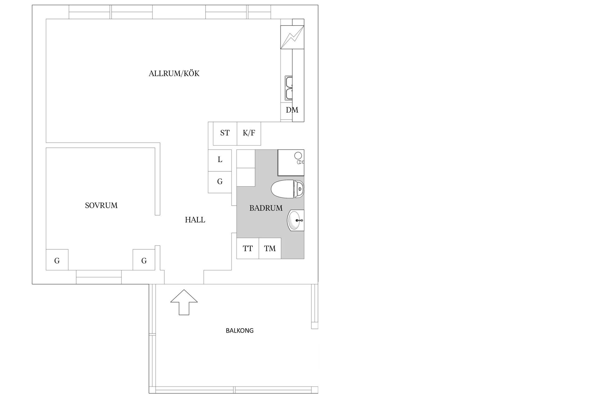 Bostadsrätt, Kamomillagatan 13, vån 4/4, Bromma - Annedal, Stockholm