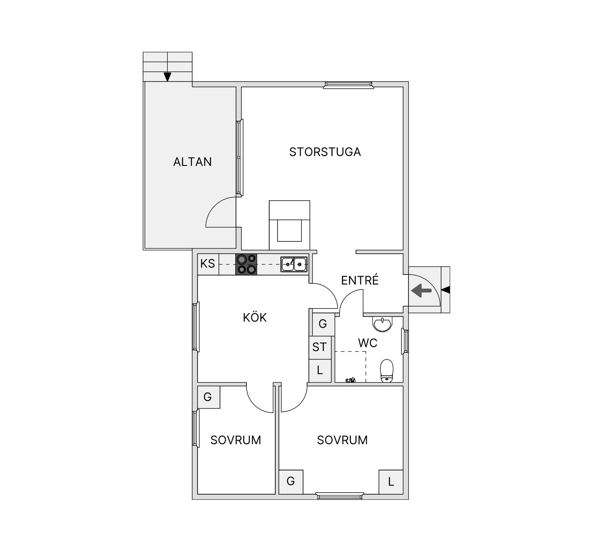 Fritidshus, Gubbdalsvägen 7, Ingarö Långvik, Värmdö