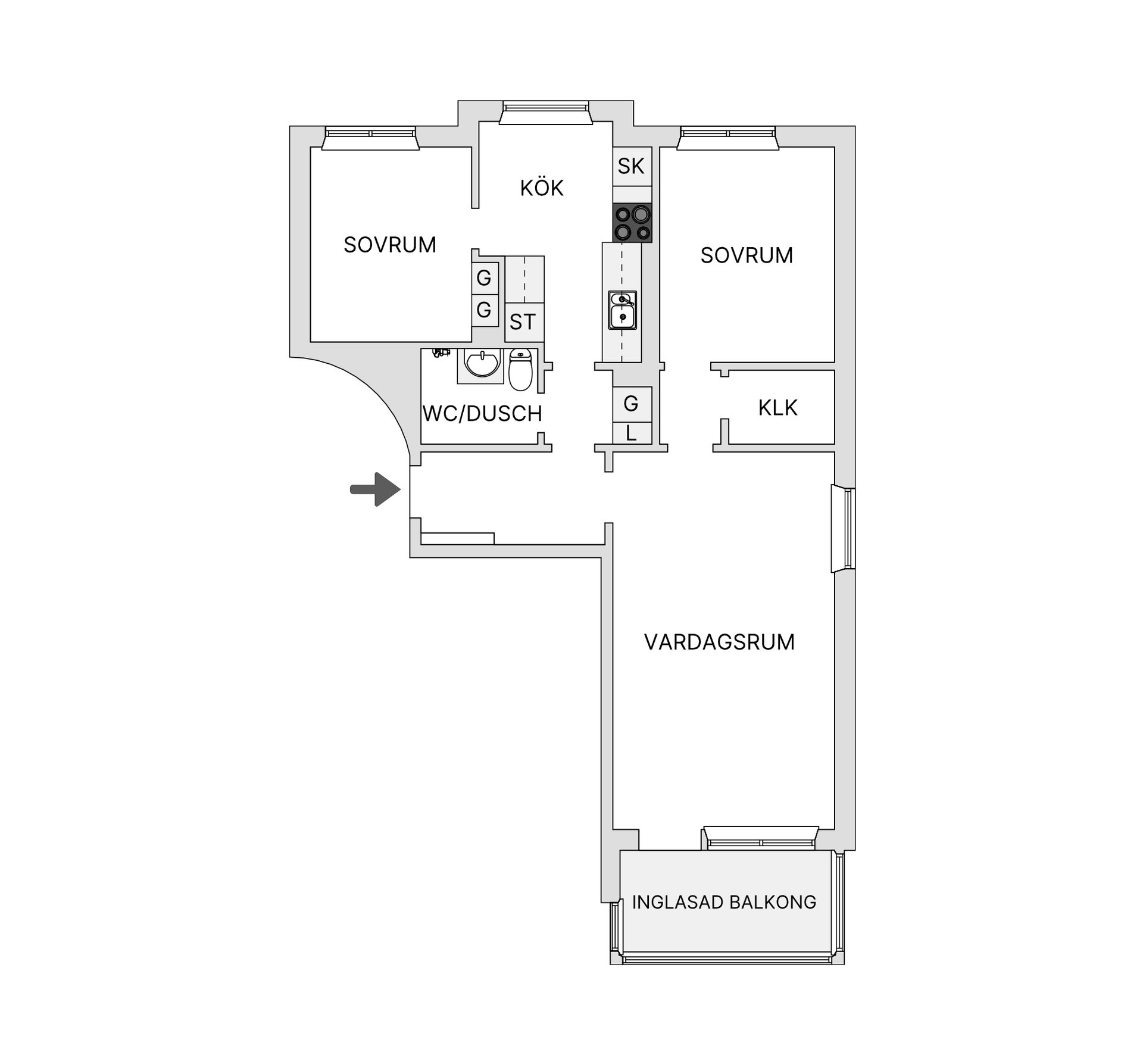 Bostadsrätt, Storgatan 68B, Värnamo