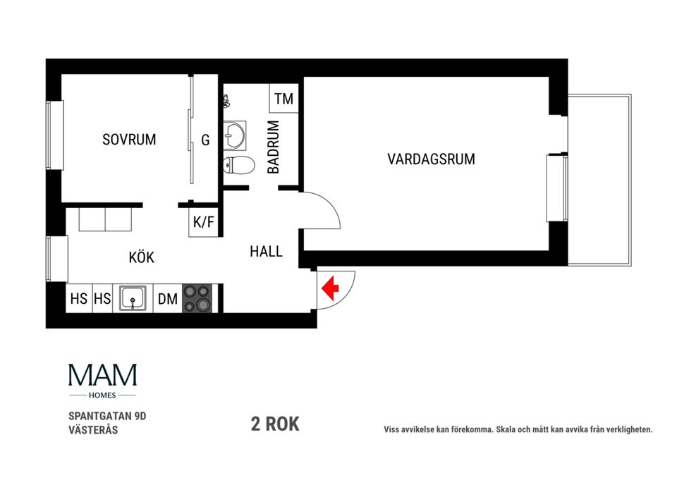 Bostadsrätt, Spantgatan 9D, Stohagen, Västerås