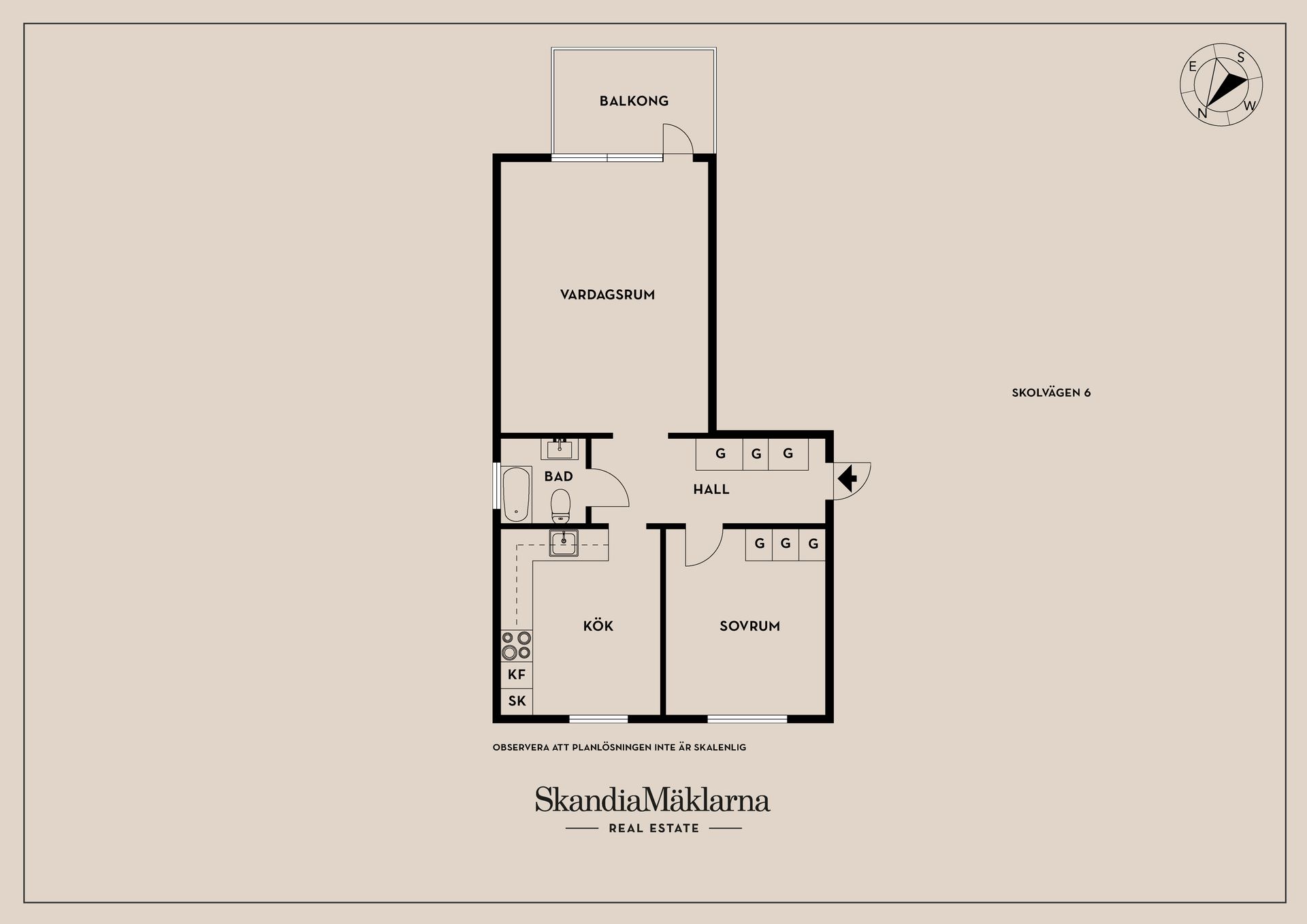 Bostadsrätt, Skolvägen 6, Ytterby, Kungälv