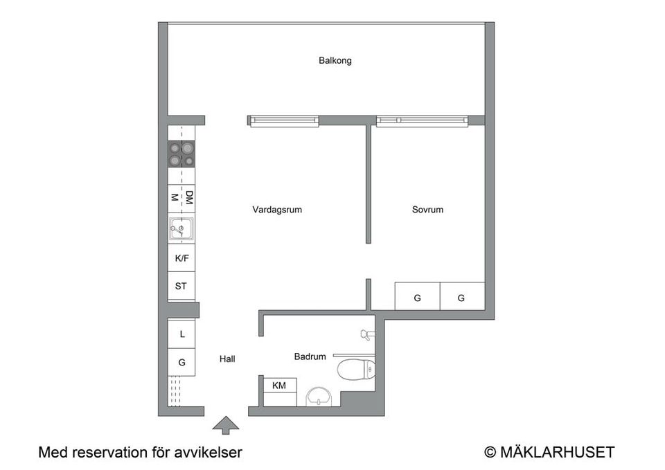 Bostadsrätt, Mariehällsvägen 30K, Mariehäll, Stockholm