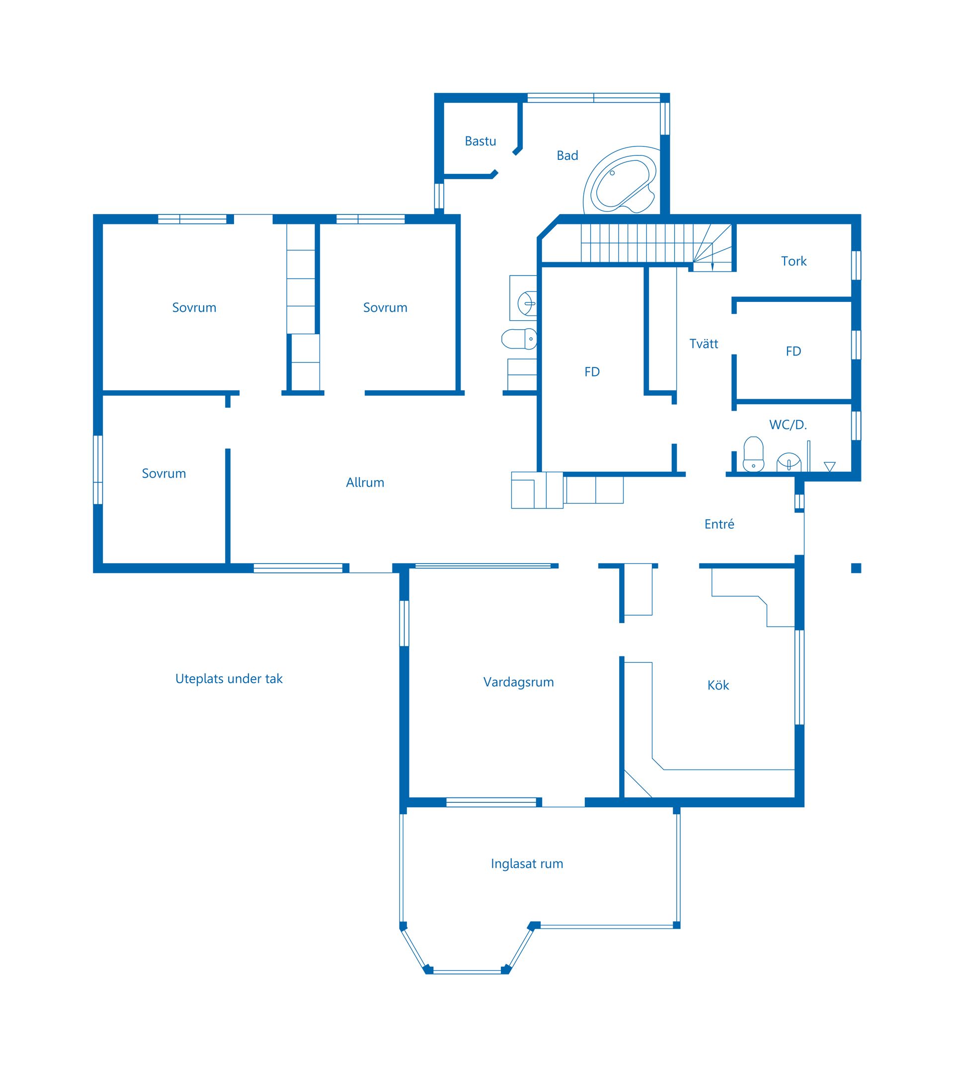 Villa, Backvägen 15, Edsbro, Norrtälje