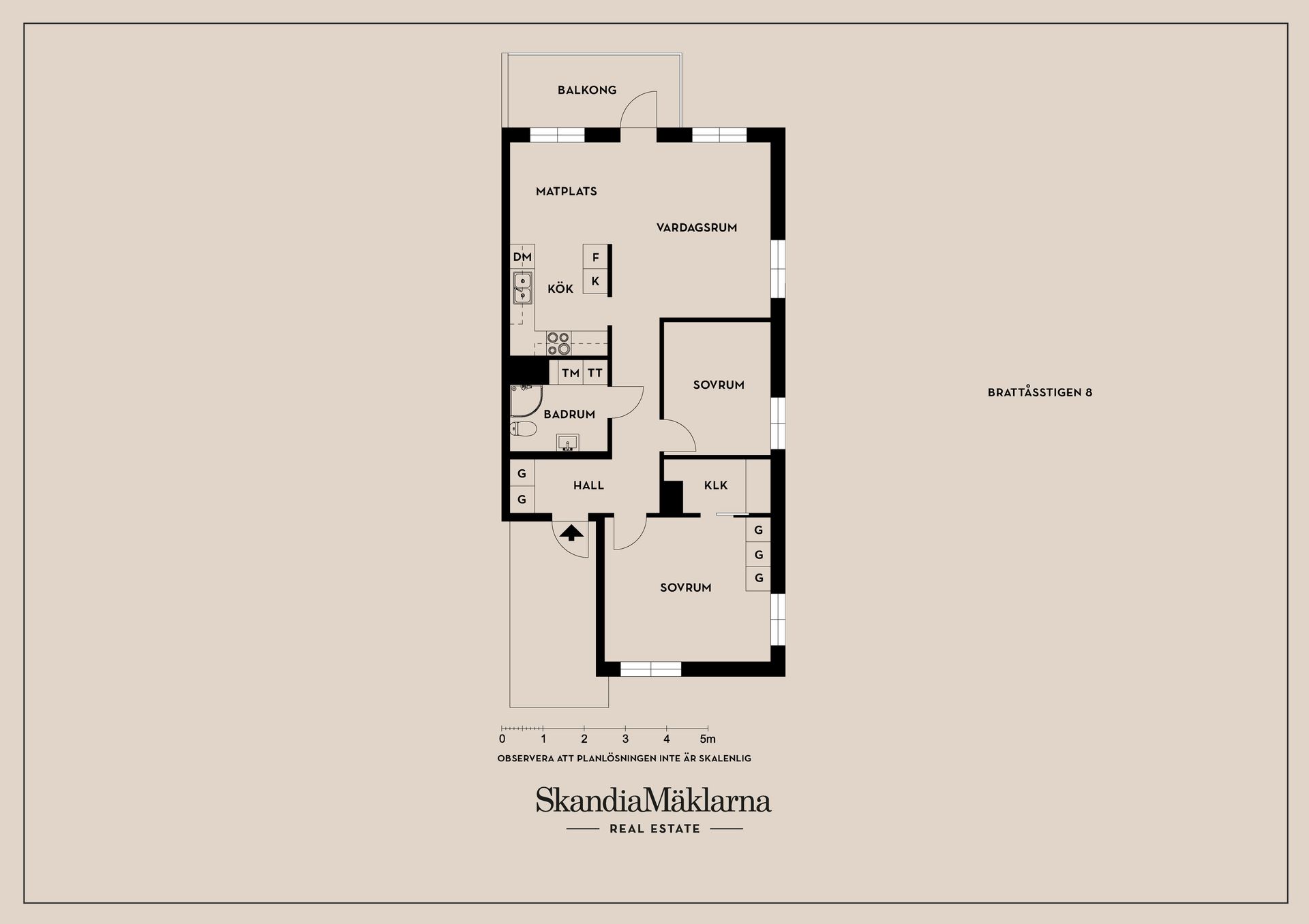 Bostadsrätt, Brattåsstigen 8, Surte, Ale