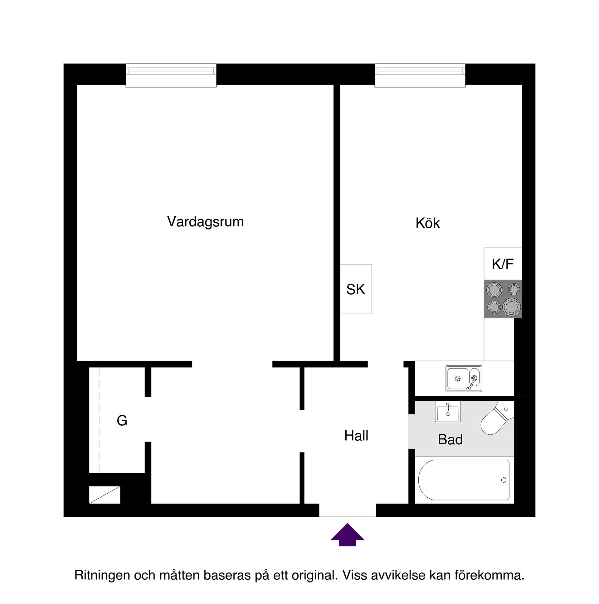 Bostadsrätt, Väderkvarnsgatan 54B, Fålhagen, Uppsala