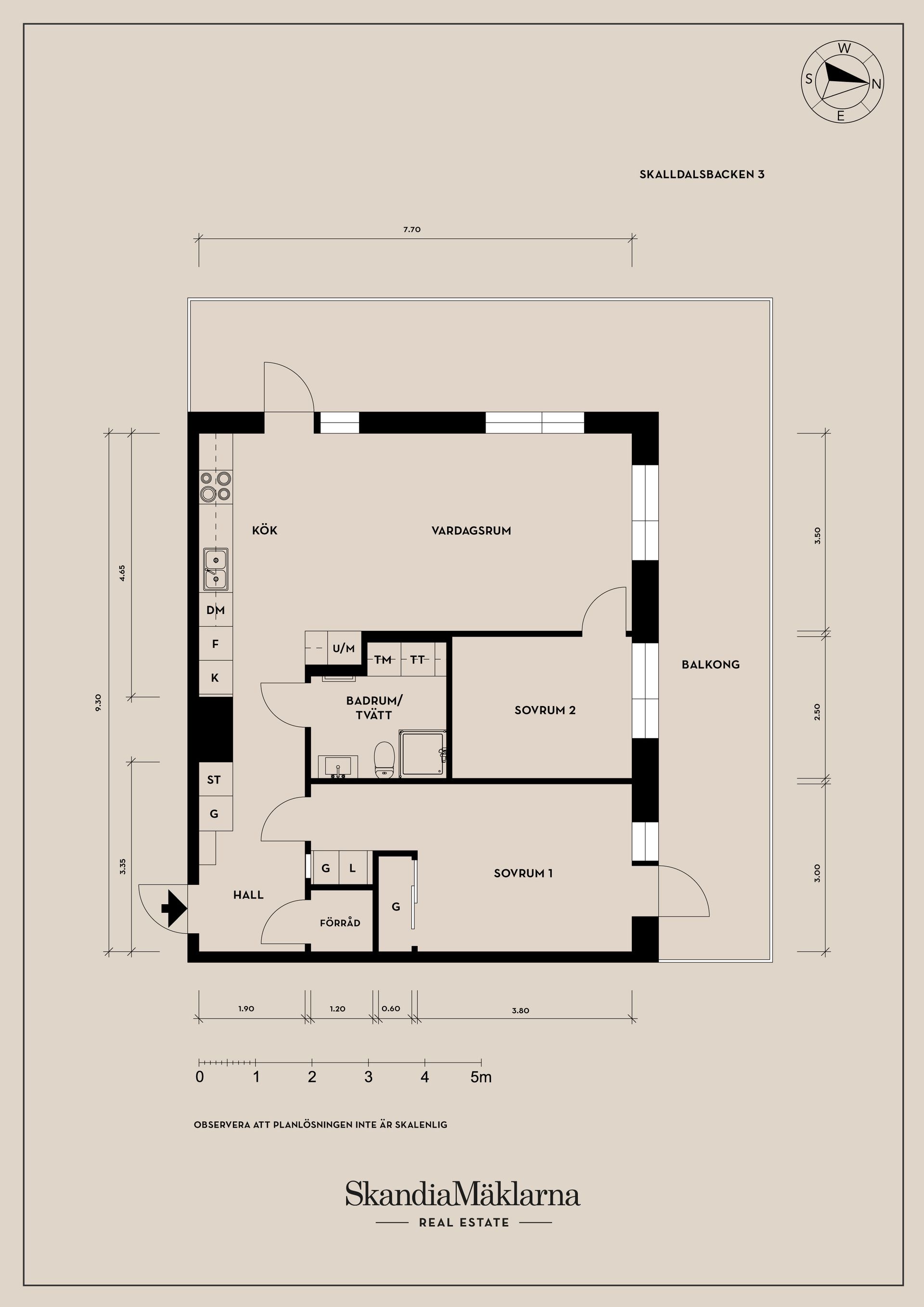 Bostadsrätt, Skalldalsbacken 3, Göteborg
