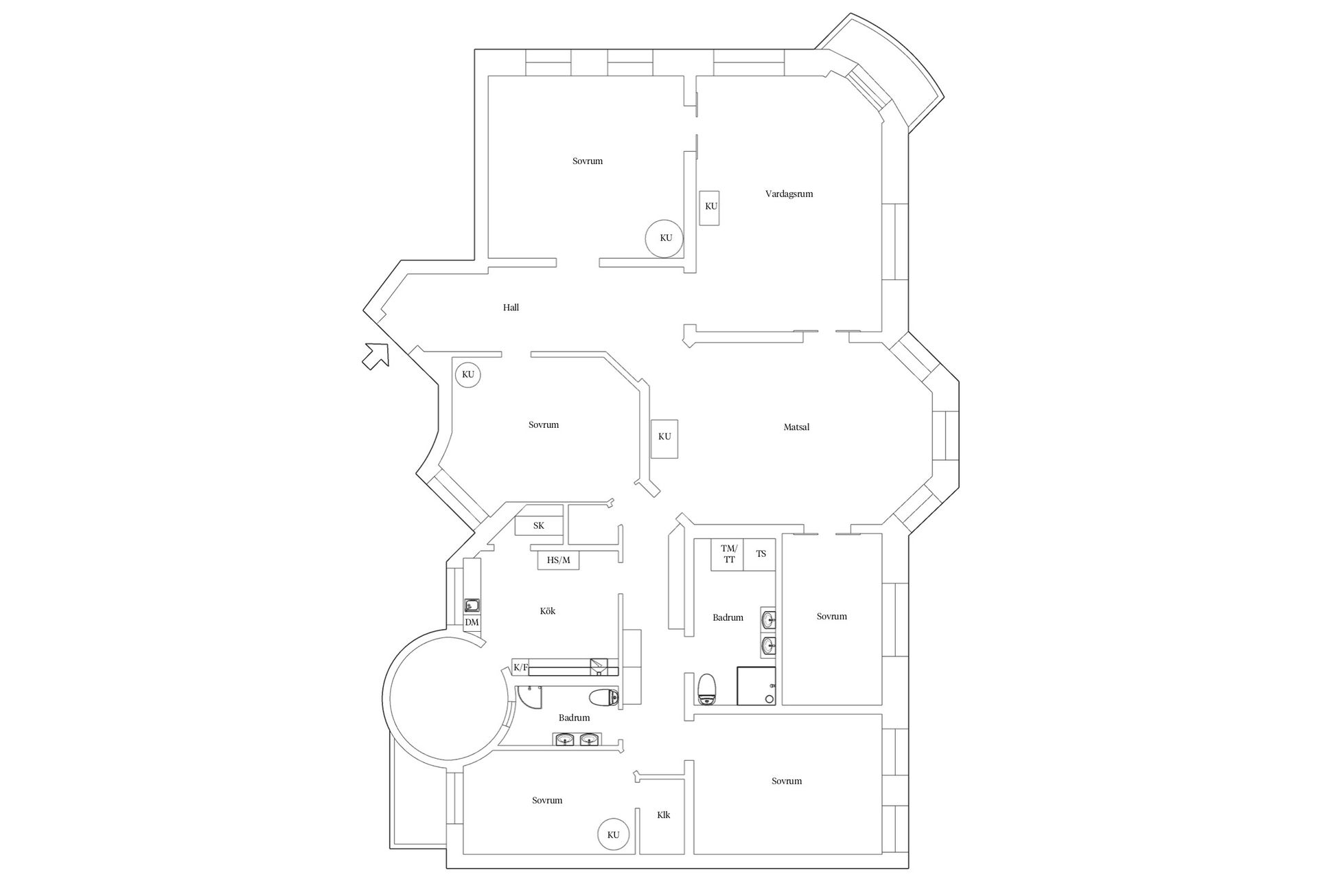 Bostadsrätt, Drottninggatan 55, Norr, Helsingborg