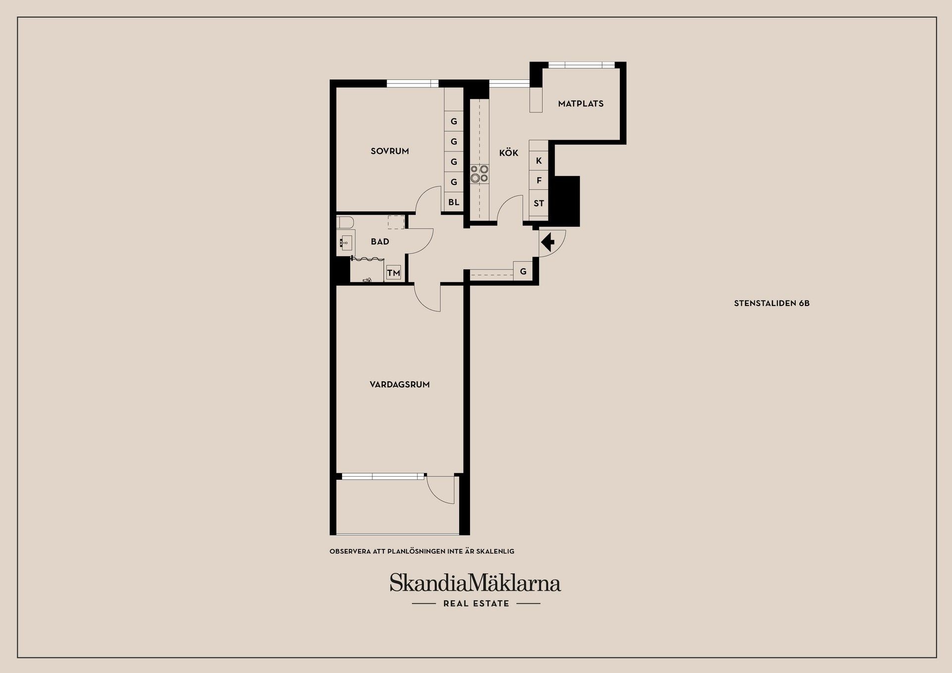 Bostadsrätt, Stenstaliden 6B, Kristinehamn