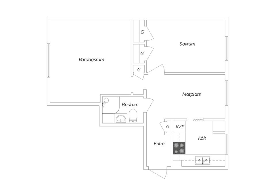 Bostadsrätt, Granhäcksvägen 1a, Surte, Ale