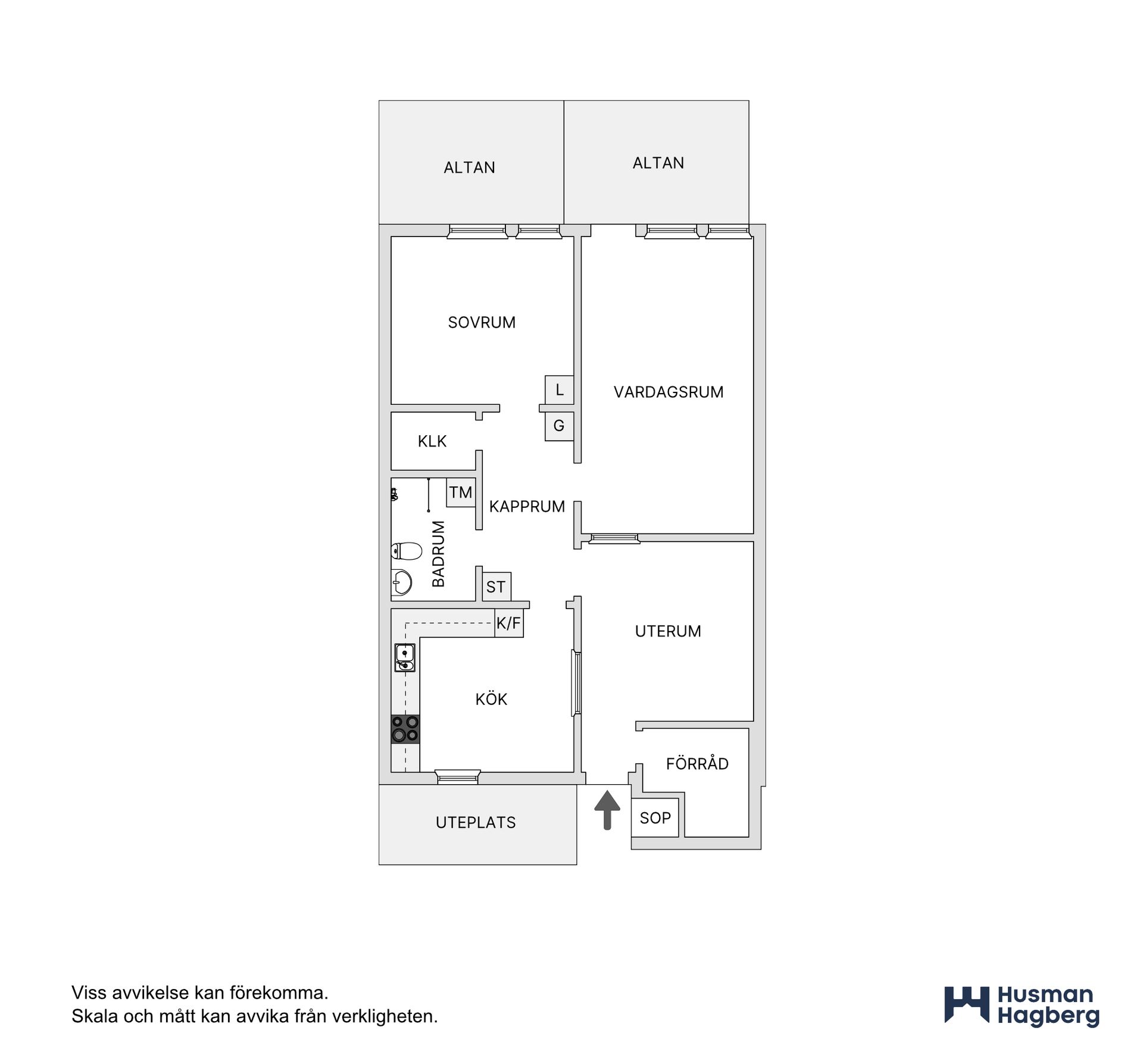 Radhus, Vargvägen 25A, Mariedal, Umeå