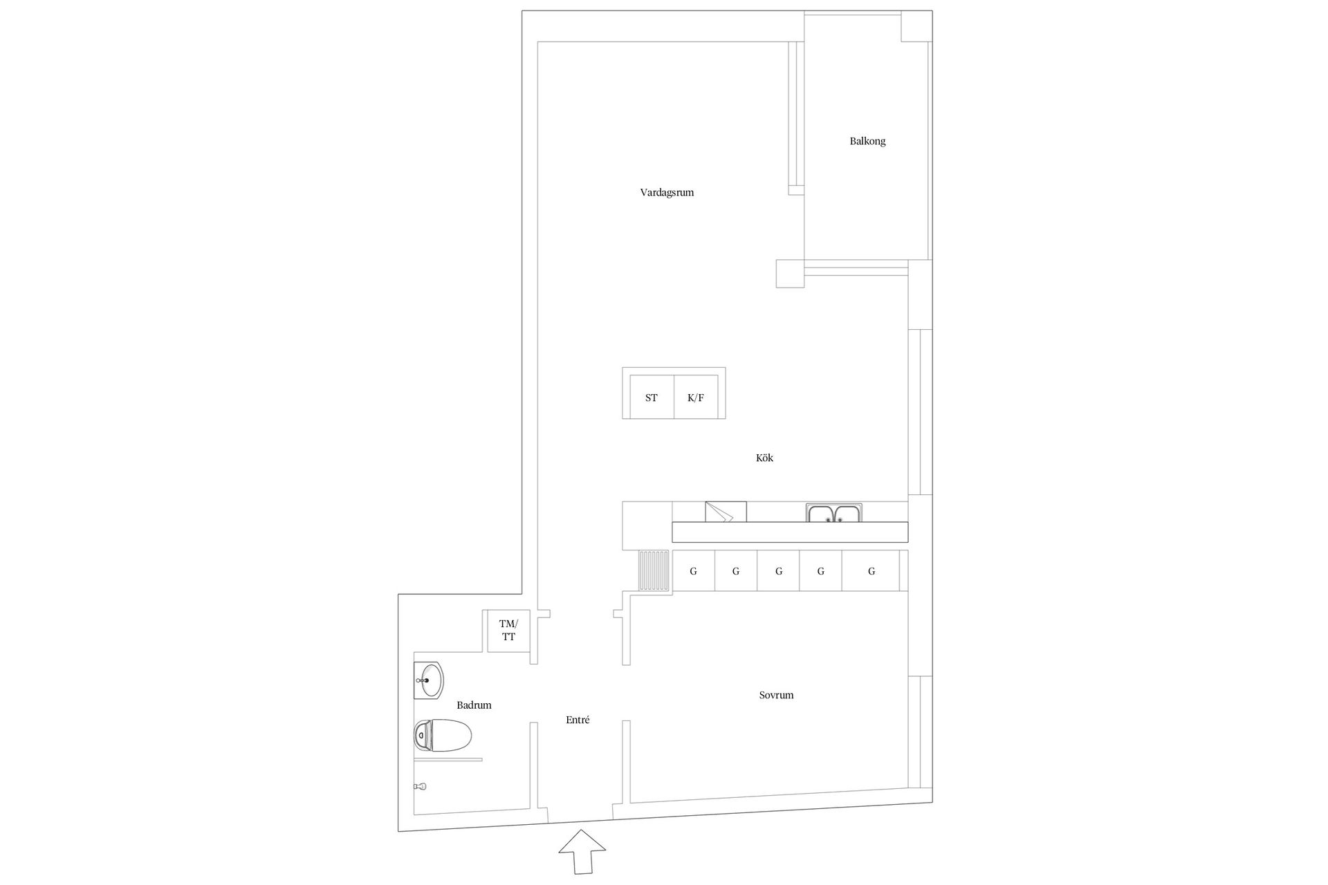 Bostadsrätt, Barken Beatrices gata 16, Sannegårdshamnen, Göteborg