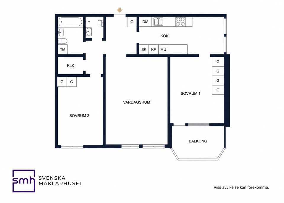 Bostadsrätt, Släggkastargatan 3, Rönnby, Västerås