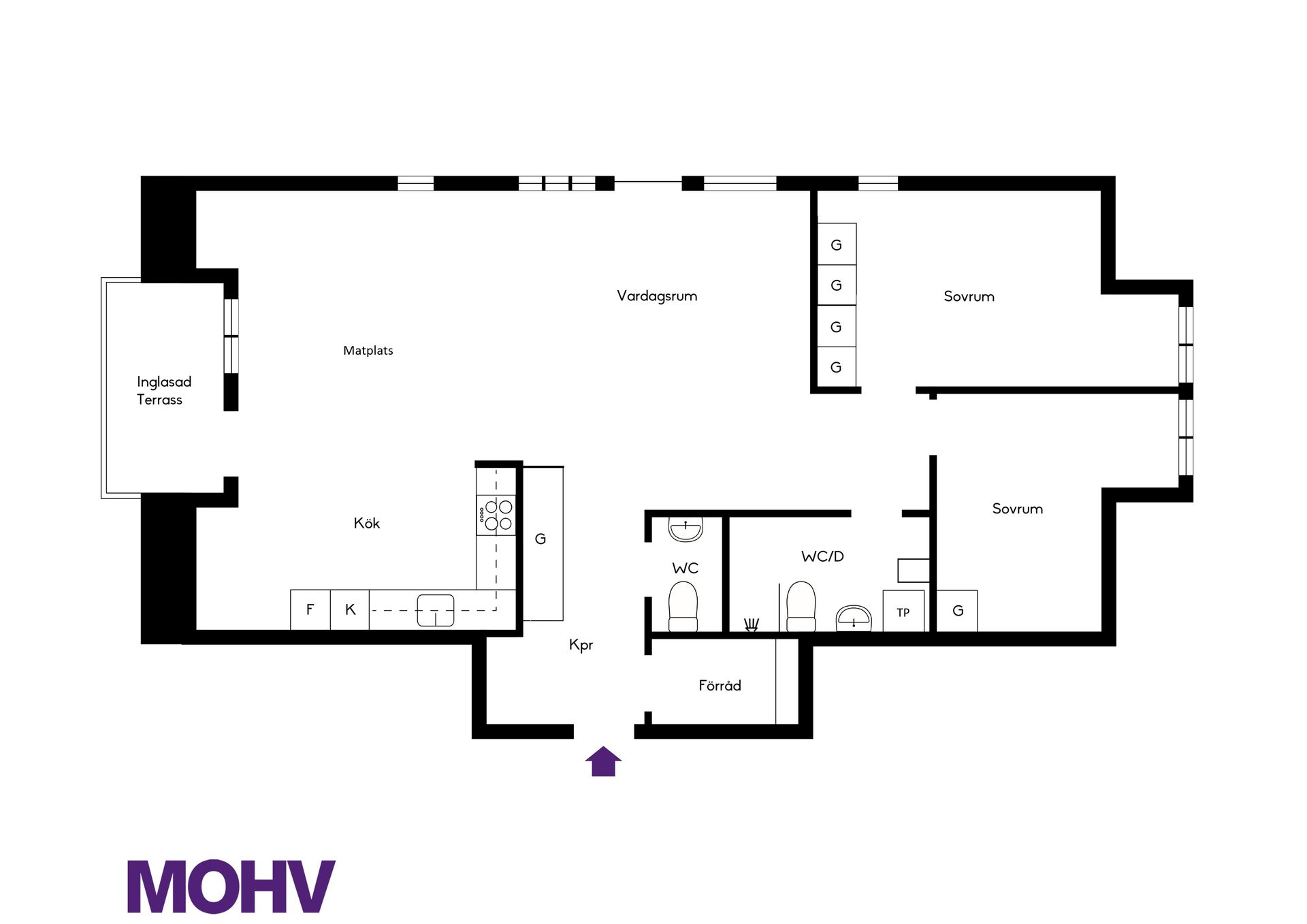Bostadsrätt, Fritjof Thuns väg 9, Åkersberga Centrum, Österåker