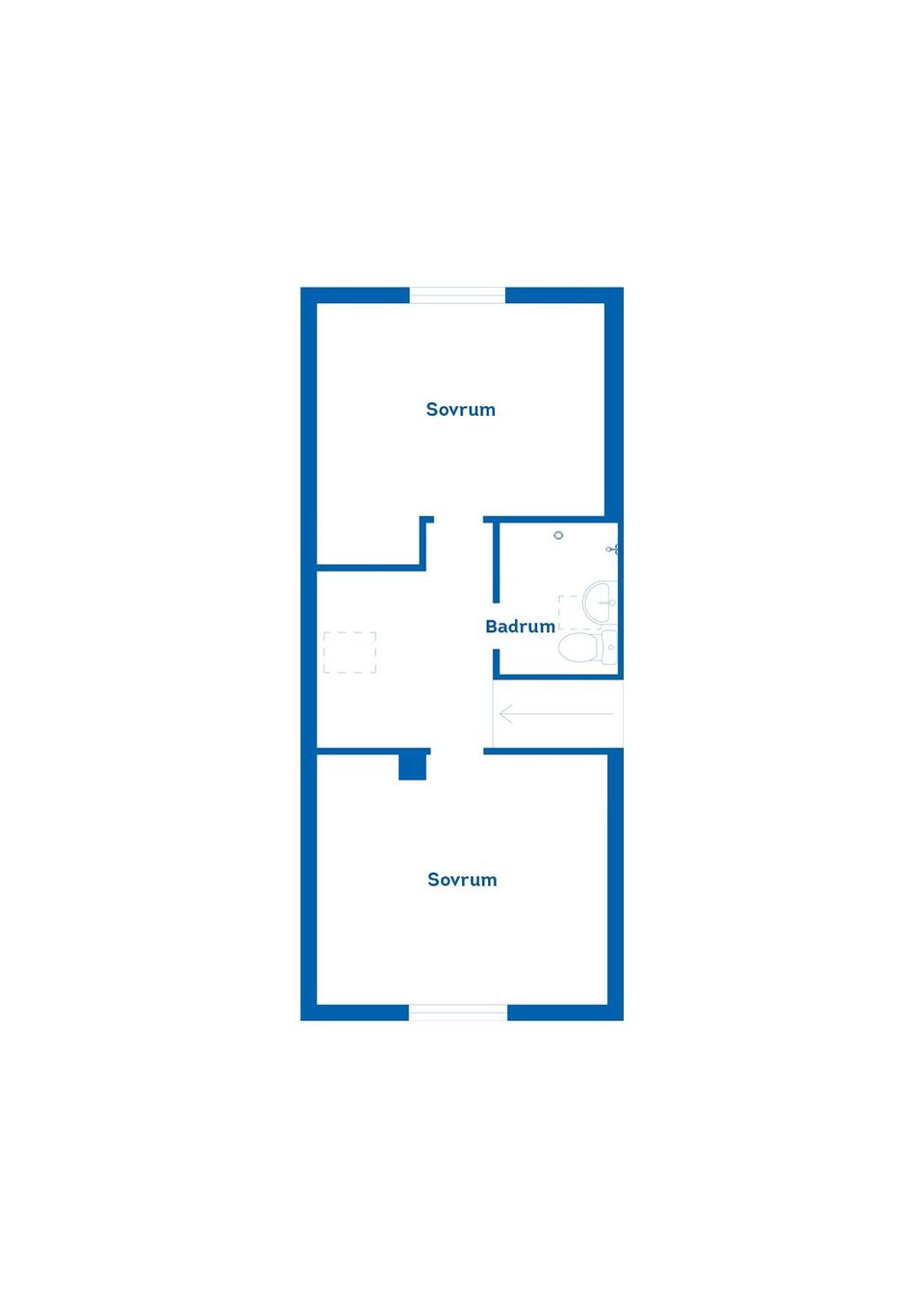Radhus, Hansvägen 12, Öna, Mora
