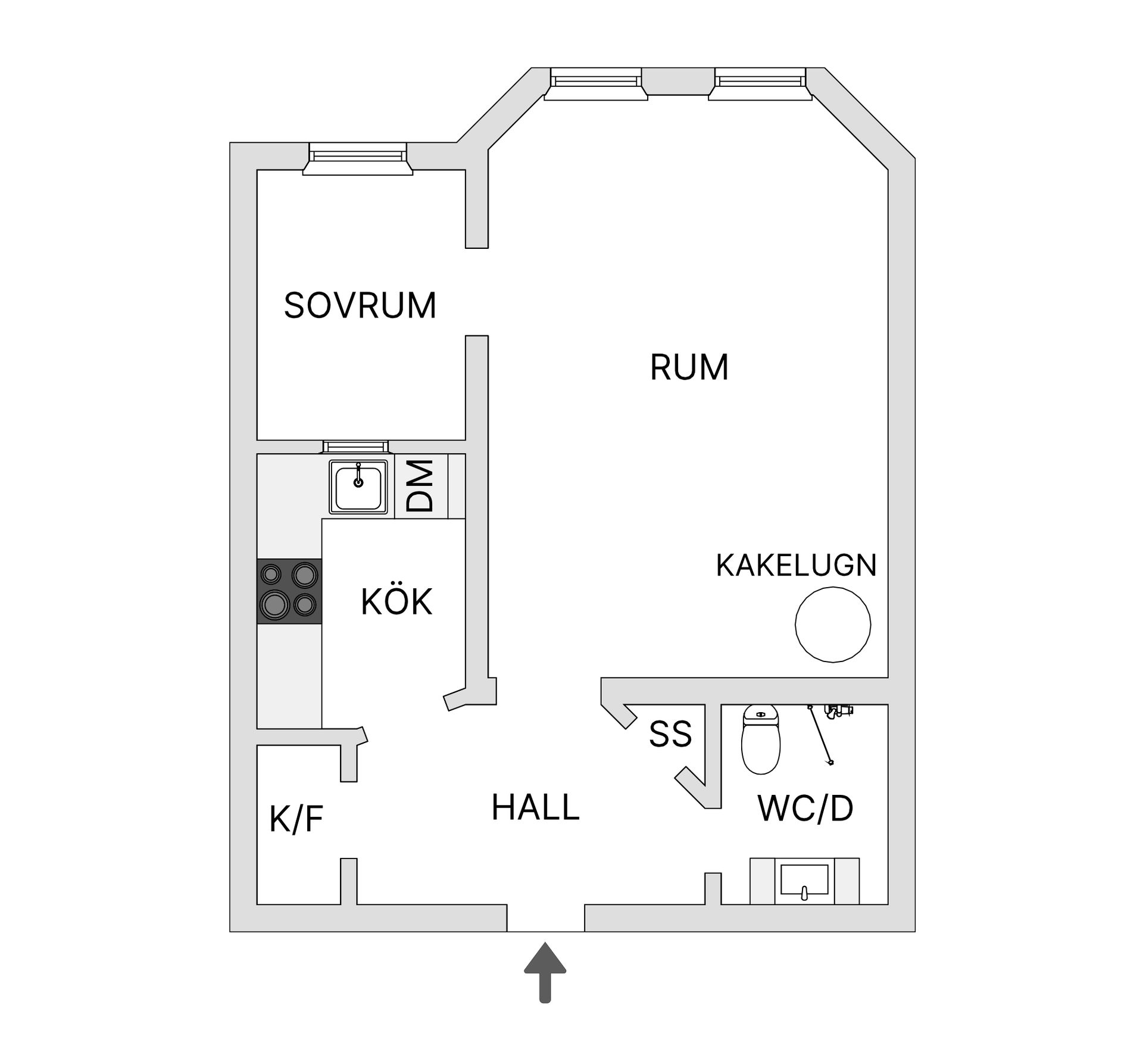 Bostadsrätt, Valhallavägen 38A, 3 tr, Östermalm Vasastan, Stockholm