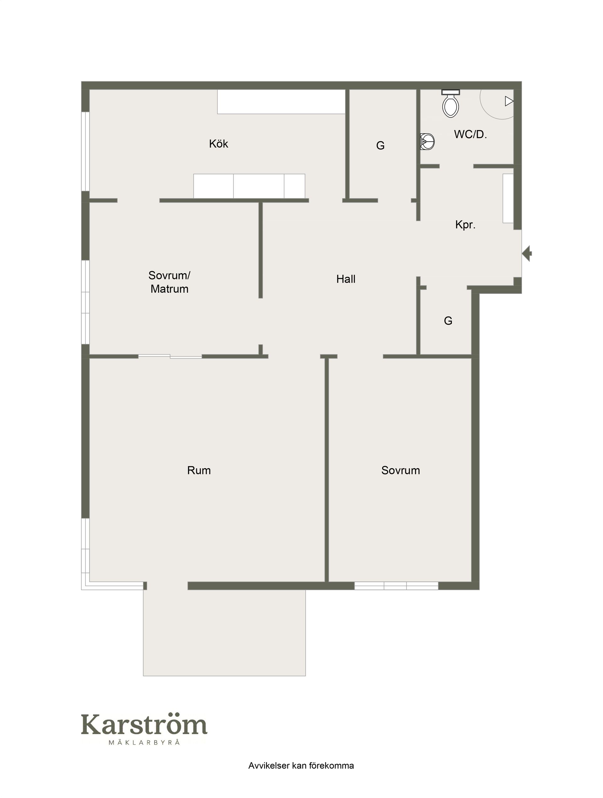 Bostadsrätt, Rådhusgatan 33B, Centrum, Sundsvall