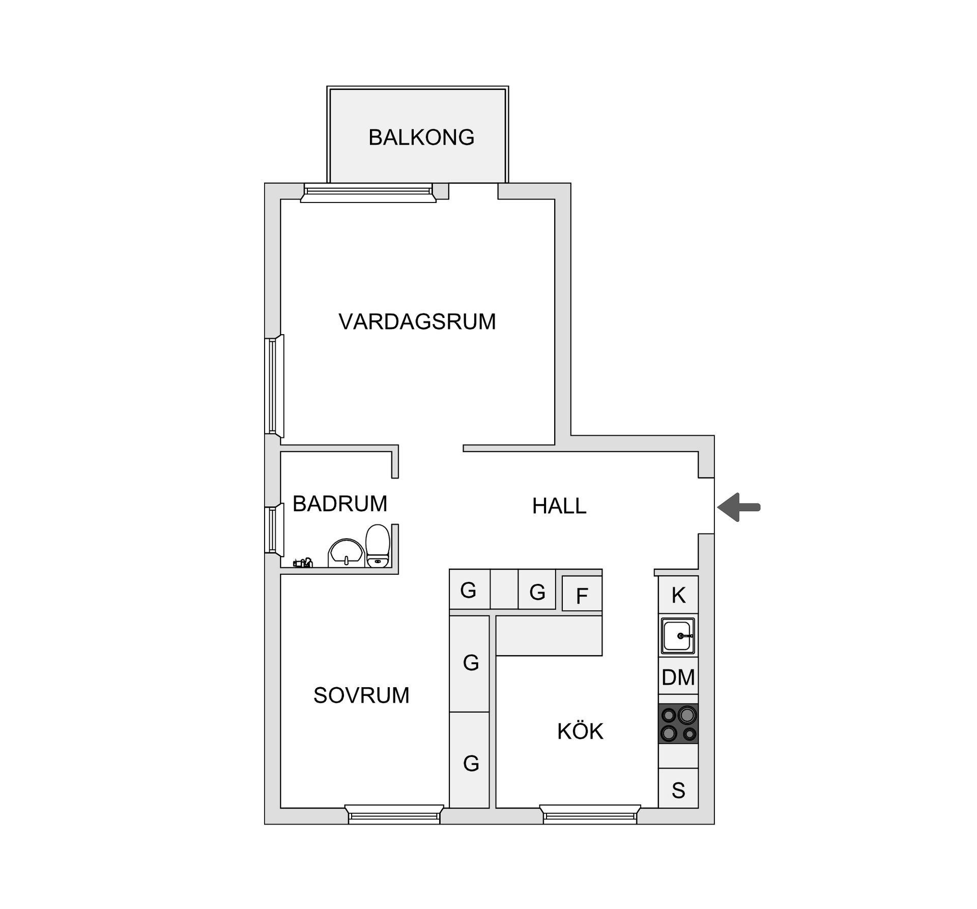 Bostadsrätt, Näldenvägen 13A, Nälden, Krokom