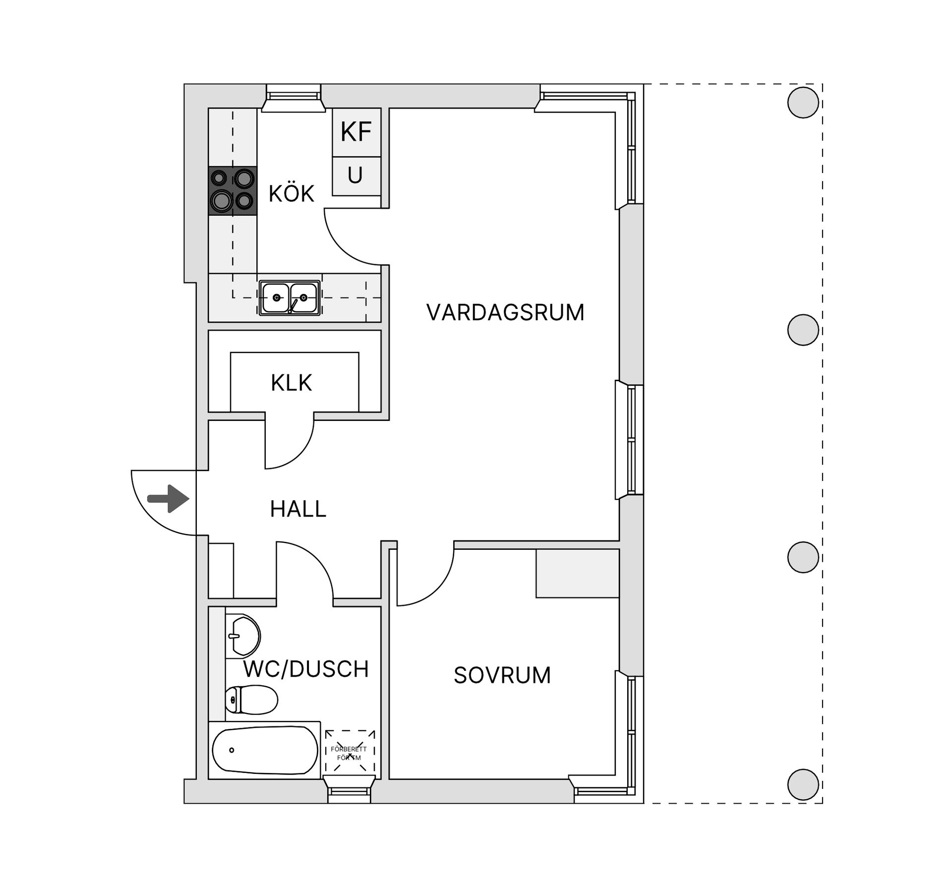 Bostadsrätt, Barkassgatan 7, Stumholmen, Karlskrona