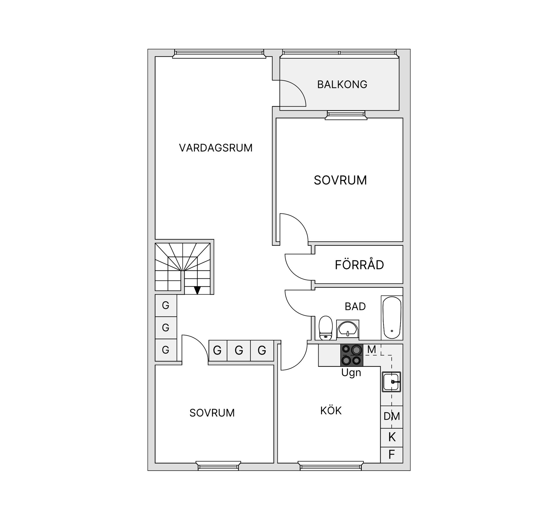 Bostadsrätt, Hovslagarvägen 26, Gustavsberg Hästhagen, Värmdö