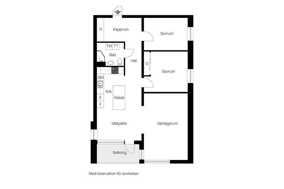 Bostadsrätt, Ludvigsbergsvägen 22a, Alliero, Sundsvall