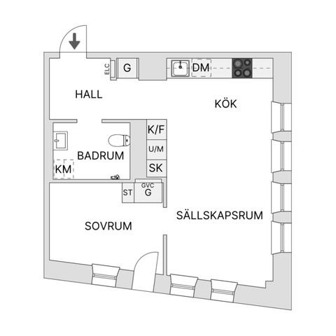 Bostadsrätt, Anna Steckséns Gata 15, Vasastan Hagastaden, Stockholm