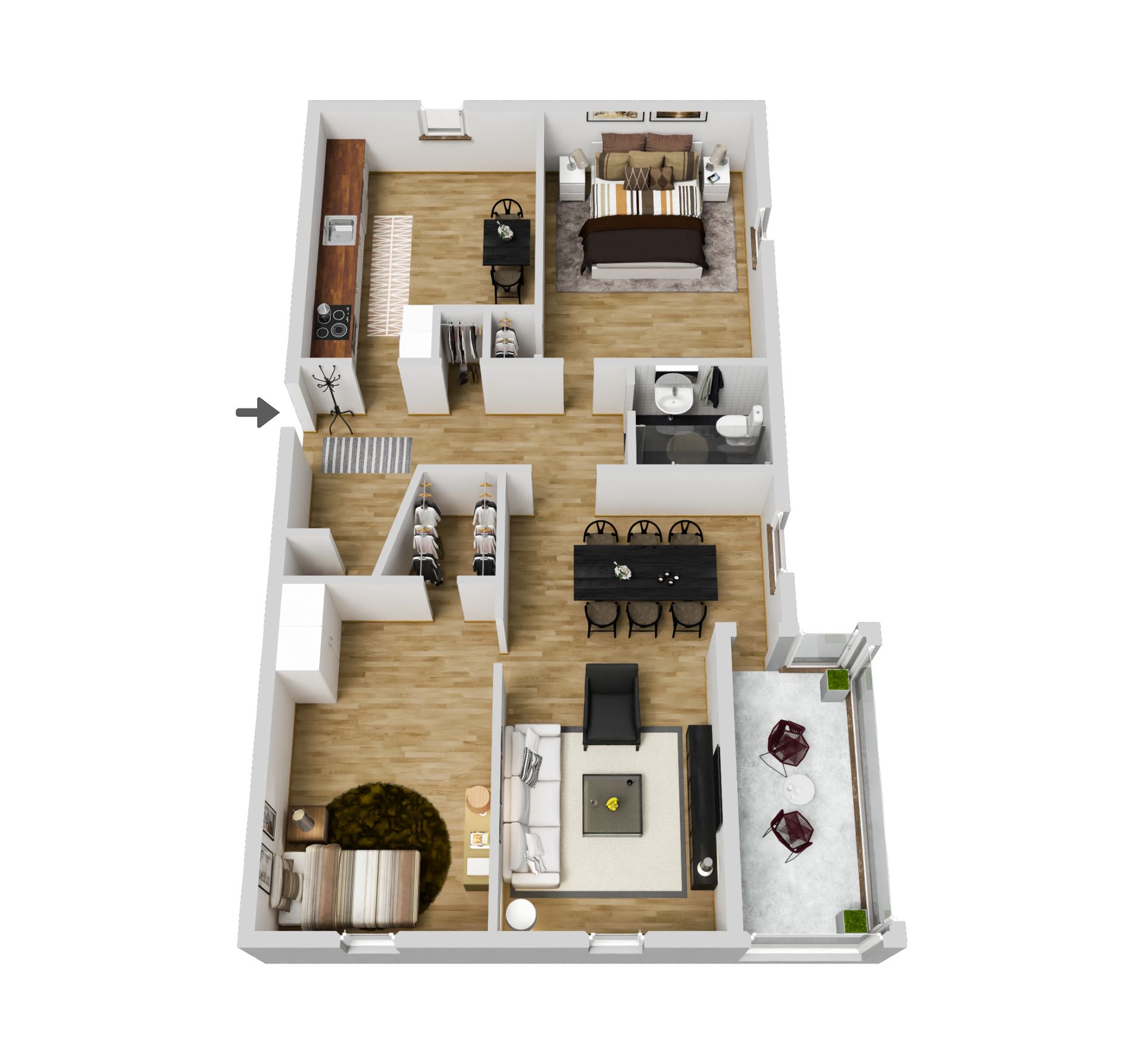 Bostadsrätt, Olstorpsgatan 7A, Centralt, Ljungby