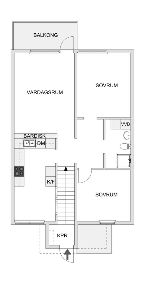 Bostadsrätt, Mo i Ranagatan 56, Anderstorp, Skellefteå