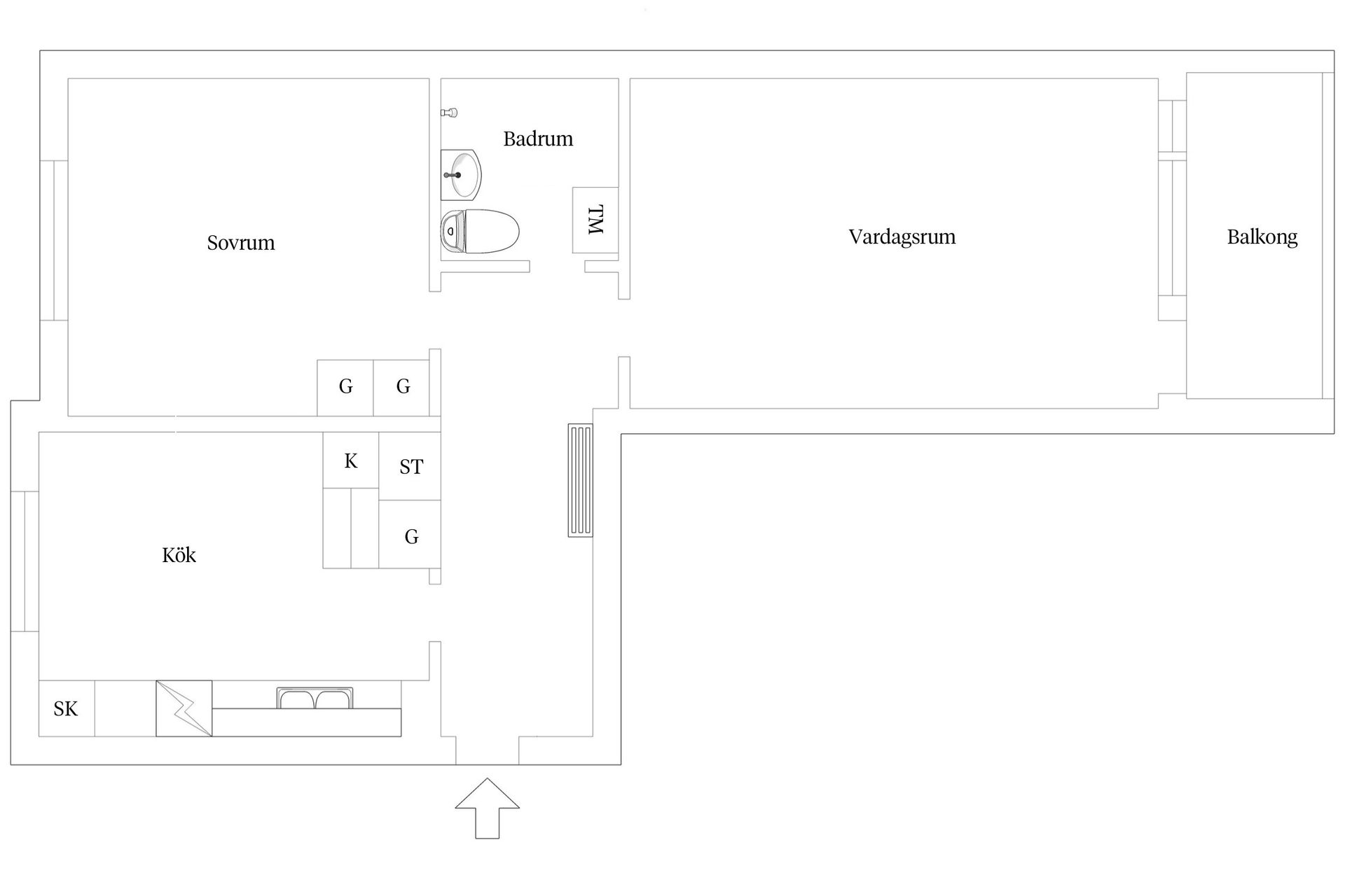 Bostadsrätt, Jakobsgatan 44 C, Pettersberg, Västerås