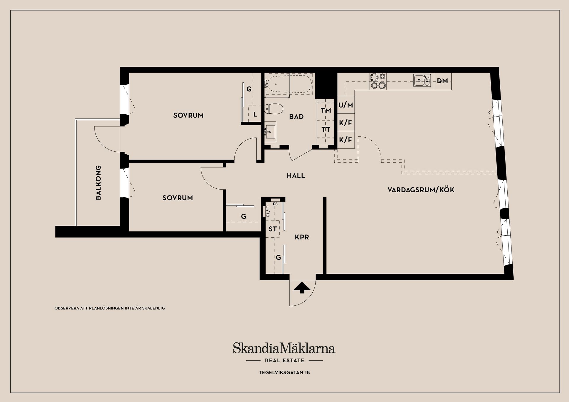 Bostadsrätt, Tegelviksgatan 18, Södermalm  - Sofia, Stockholm