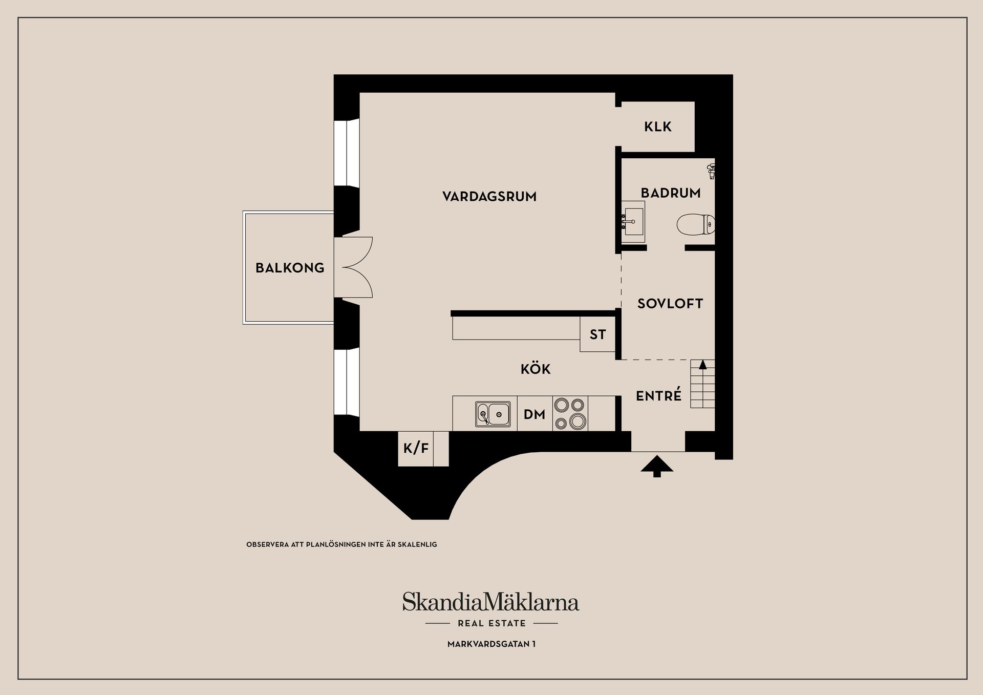 Bostadsrätt, Markvardsgatan 1, Vasastan, Stockholm