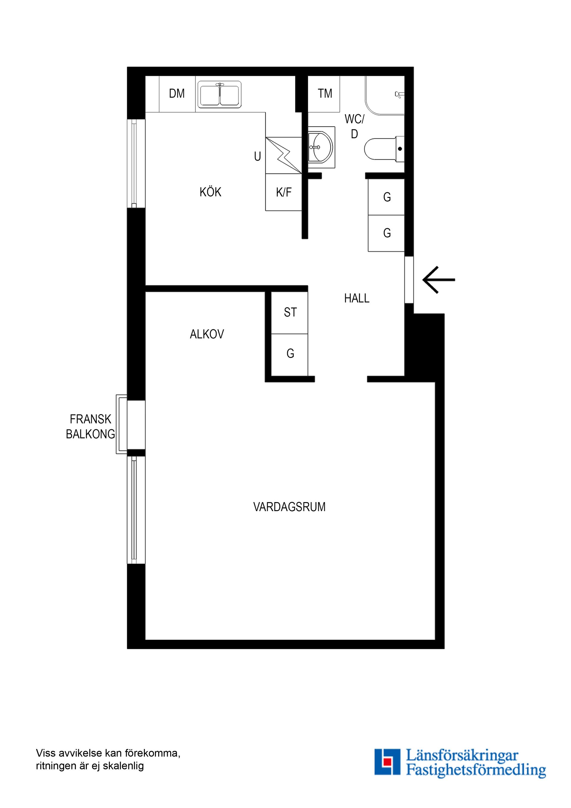 Bostadsrätt, Skytteholmsvägen 5B, vån 5, Solna Centrum, Solna