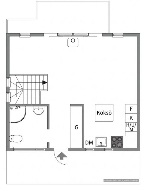 Radhus, Fältspatsvägen 28 A, Norra Lännersta, Nacka