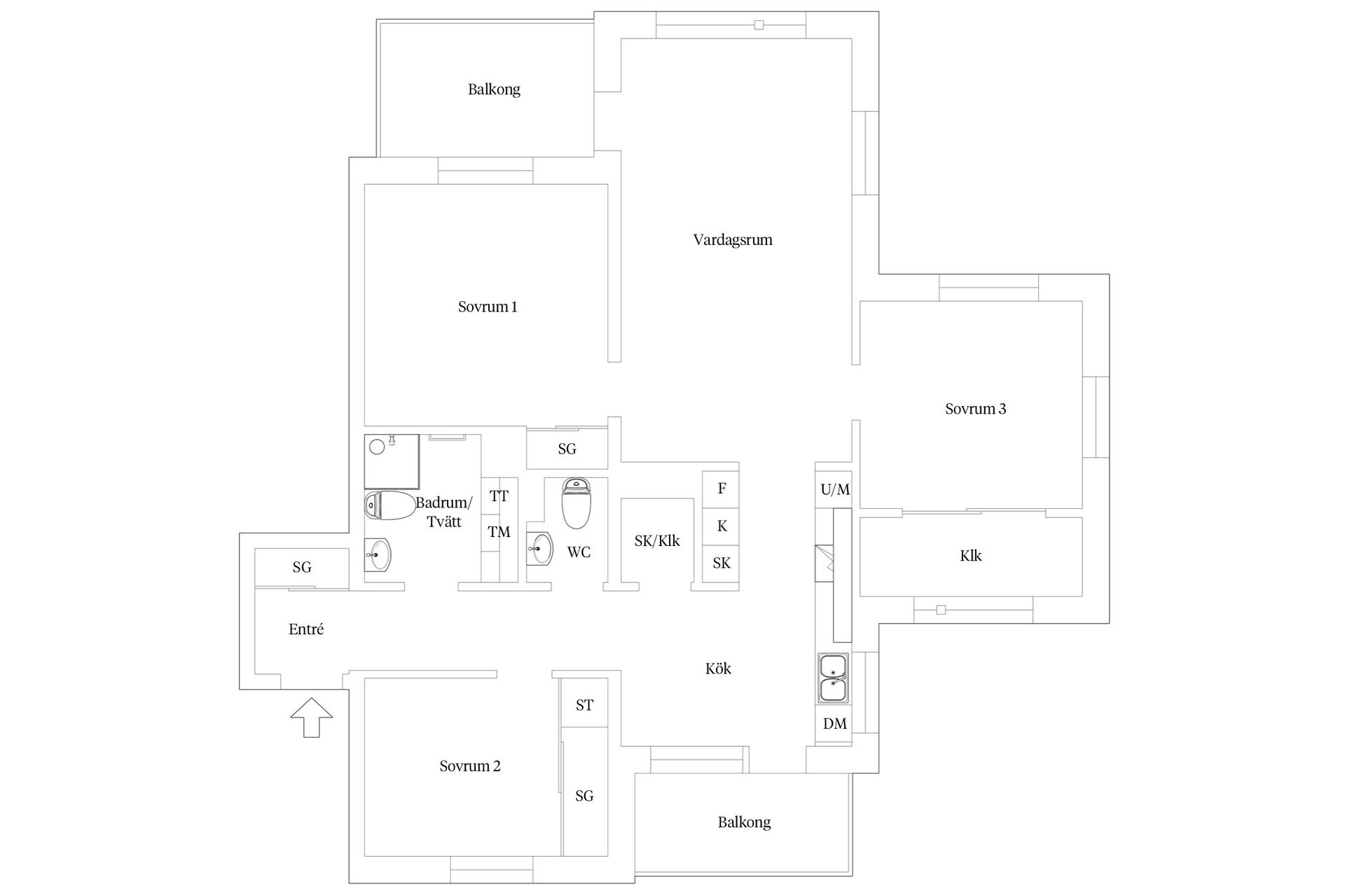 Bostadsrätt, Anna Koskulls gata 1B, Välle Broar, Växjö