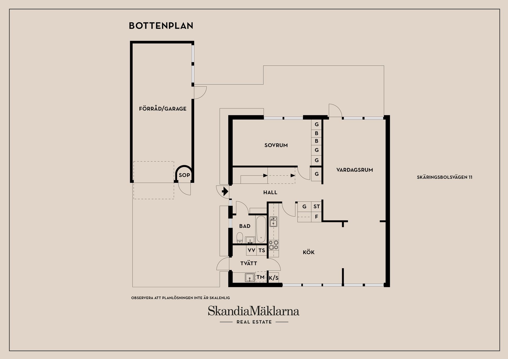 Villa, Skäringsbolsvägen 11, Skäringsbol, Kristinehamn