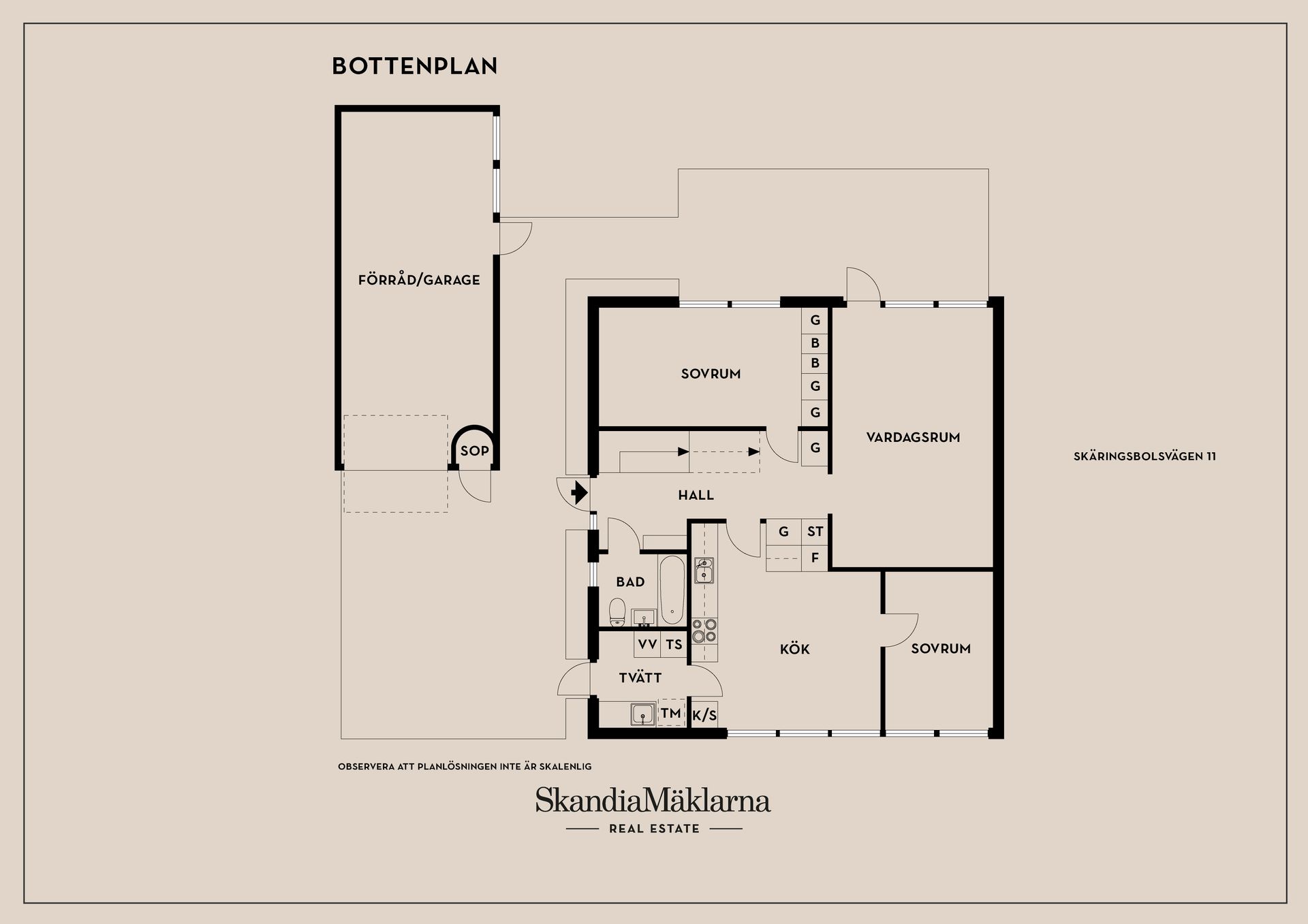 Villa, Skäringsbolsvägen 11, Skäringsbol, Kristinehamn