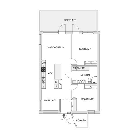 Bostadsrätt, Hjovägen 27F, Kyrkeryd, Habo
