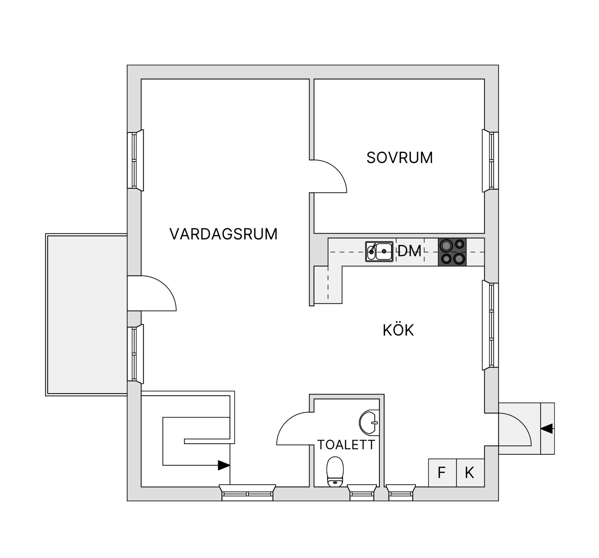 Villa, Getargatan 27, Bergsbyn, Skellefteå