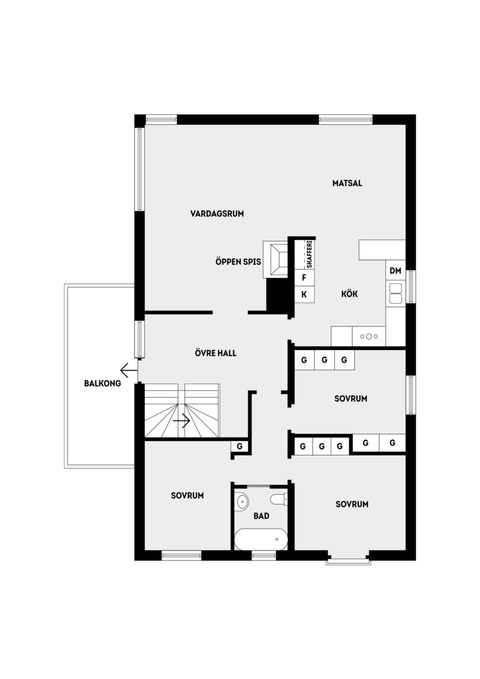 Villa, Flottiljvägen 19, Näsbypark, Täby