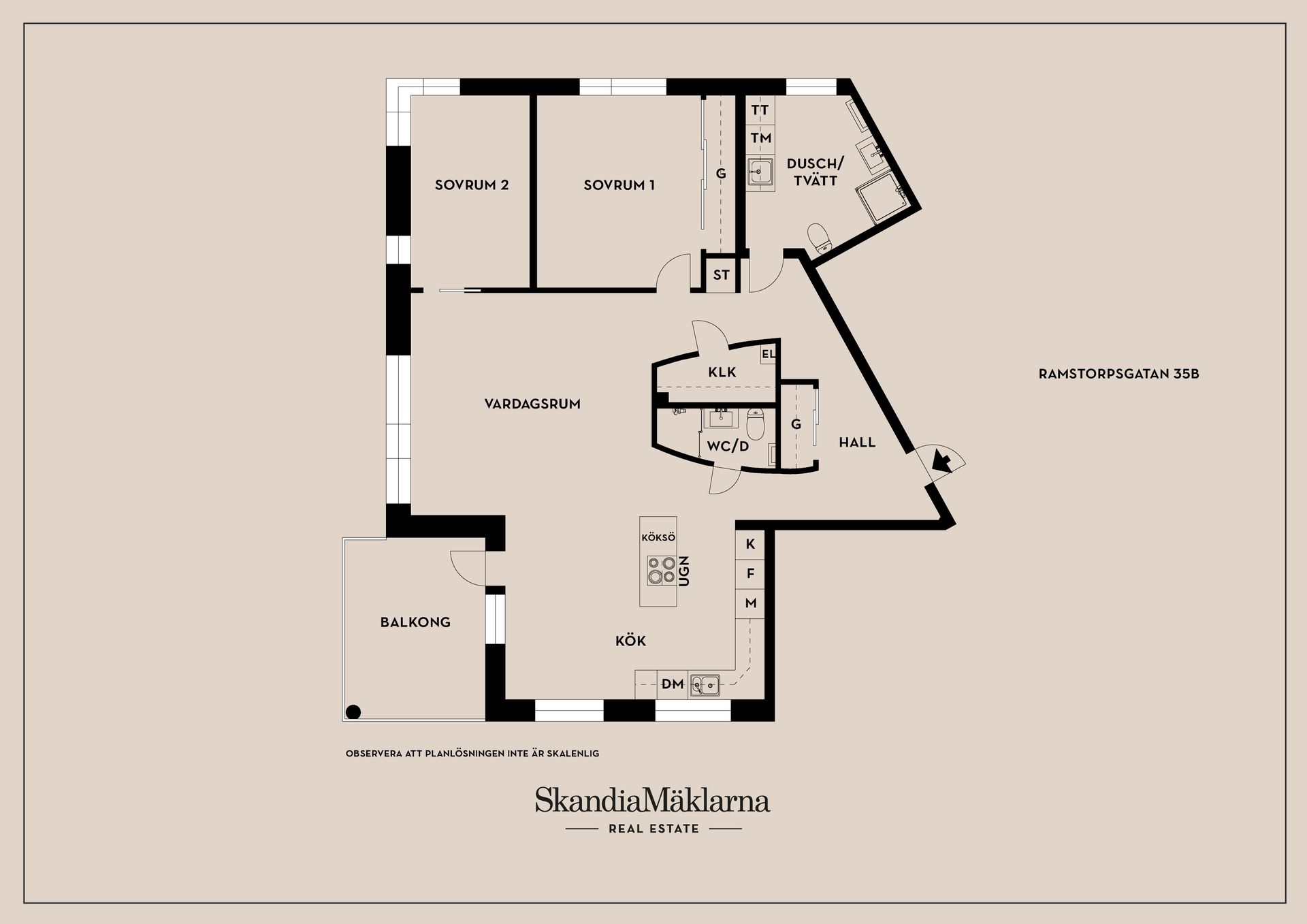 Bostadsrätt, Ramstorpsgatan 35B, Ramshäll, Linköping
