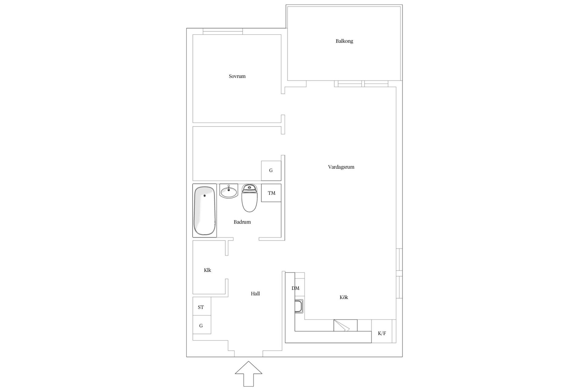 Bostadsrätt, Korsvägen 28, Roslags-Näsby, Täby