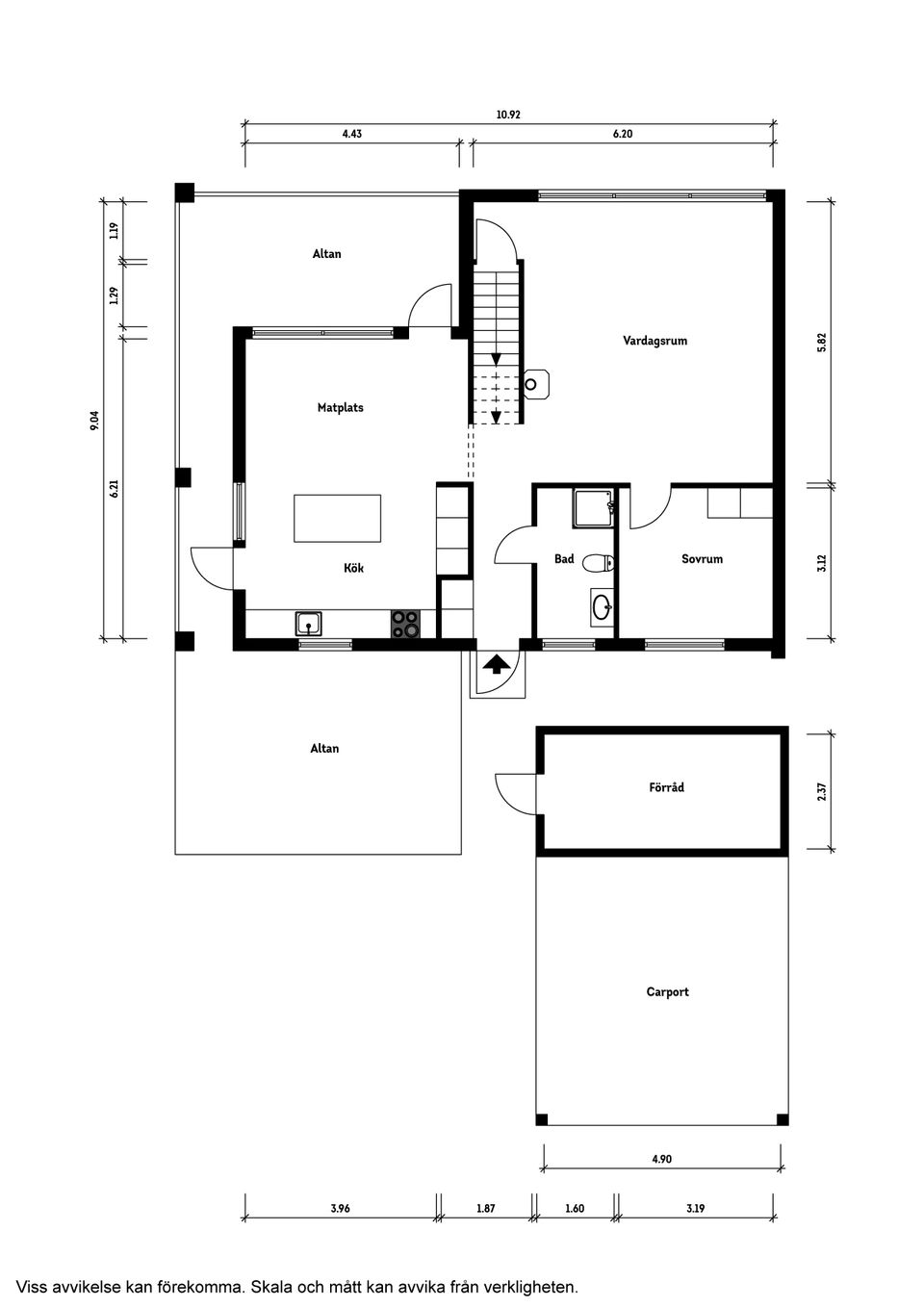 Villa, Brännåsvägen 7, Stamsjön, Lerum