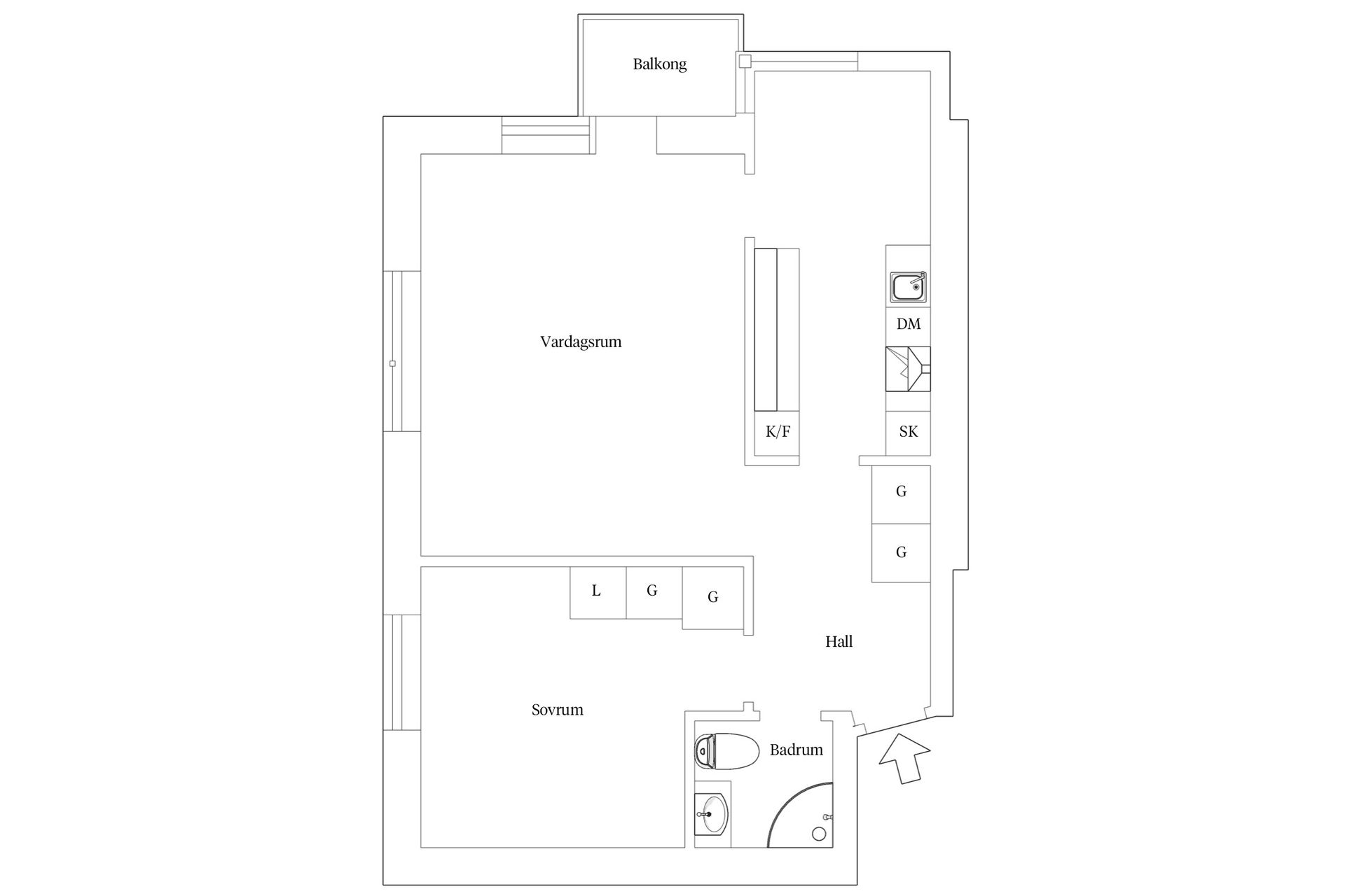 Bostadsrätt, Blåsutvägen 5, Skärmarbrink, Stockholm