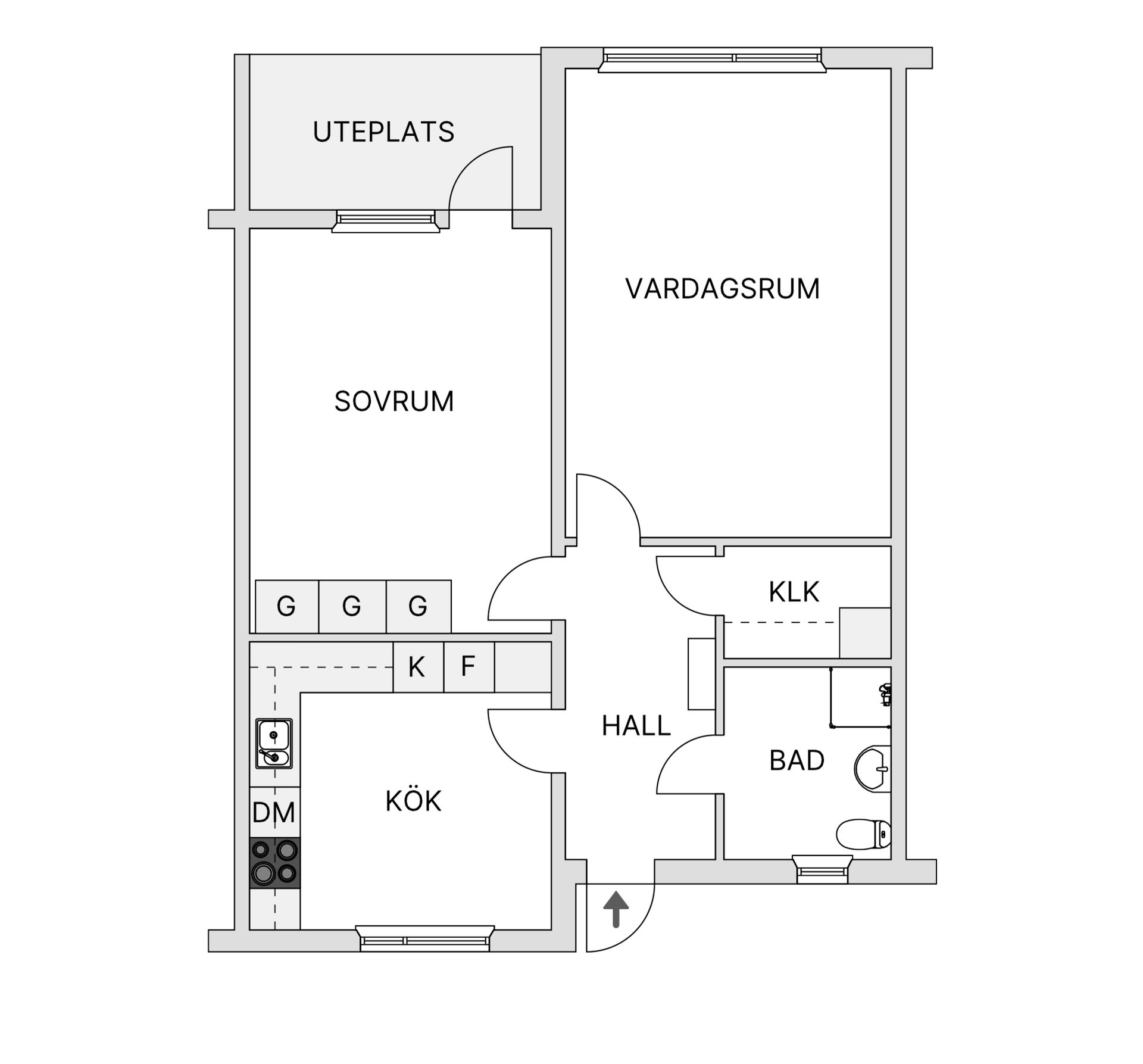 Bostadsrätt, Skiftesgatan 95E, Anderstorp, Skellefteå
