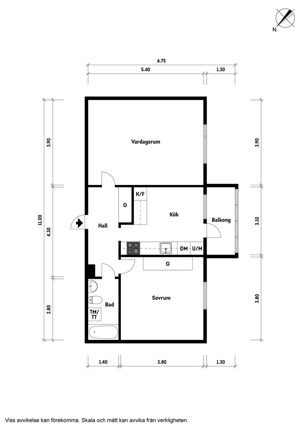 Bostadsrätt, Rosengatan 12, Hålabäck, Kungsbacka