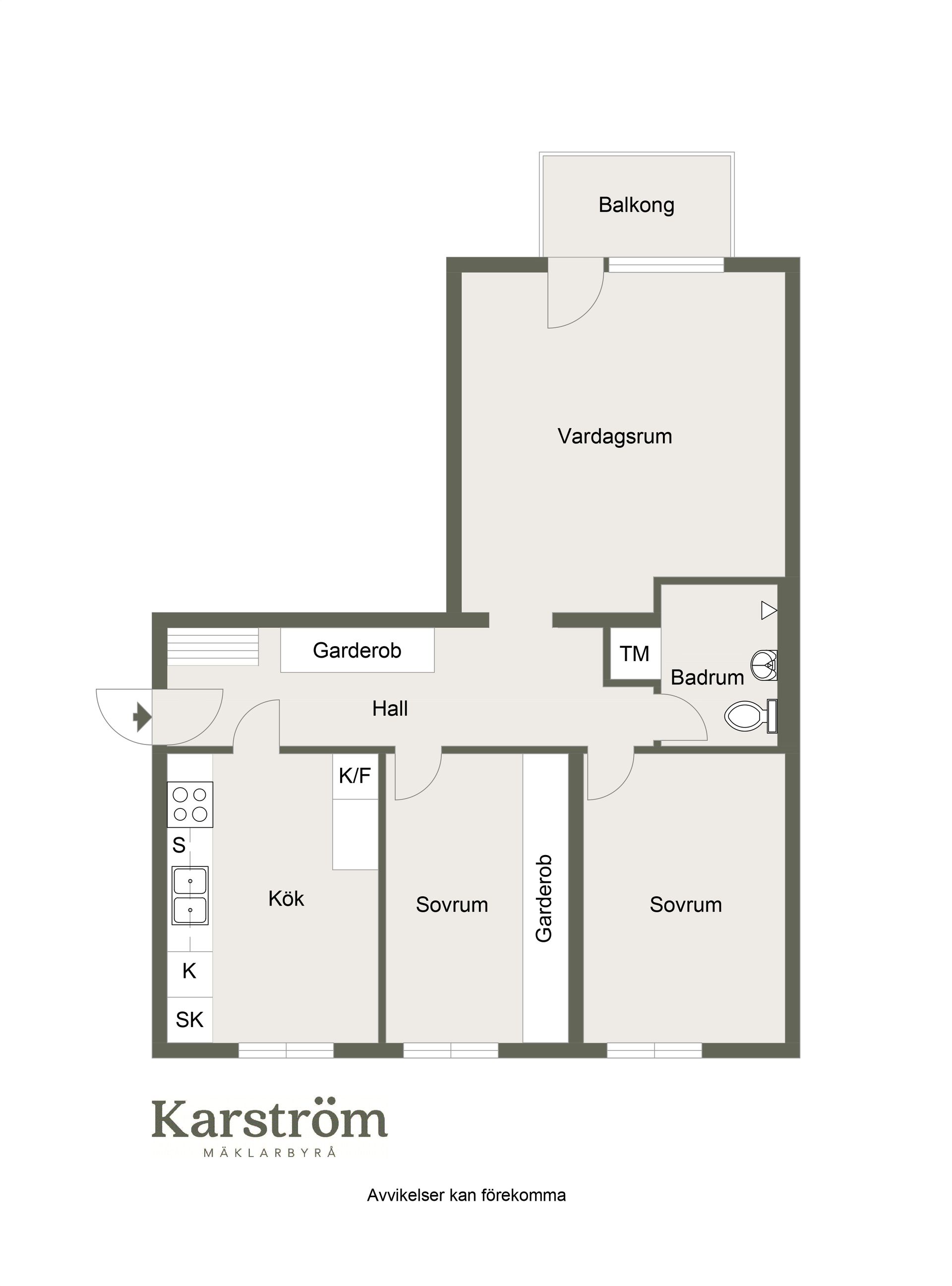 Bostadsrätt, Åkersviksgatan 14, Centrum, Sundsvall