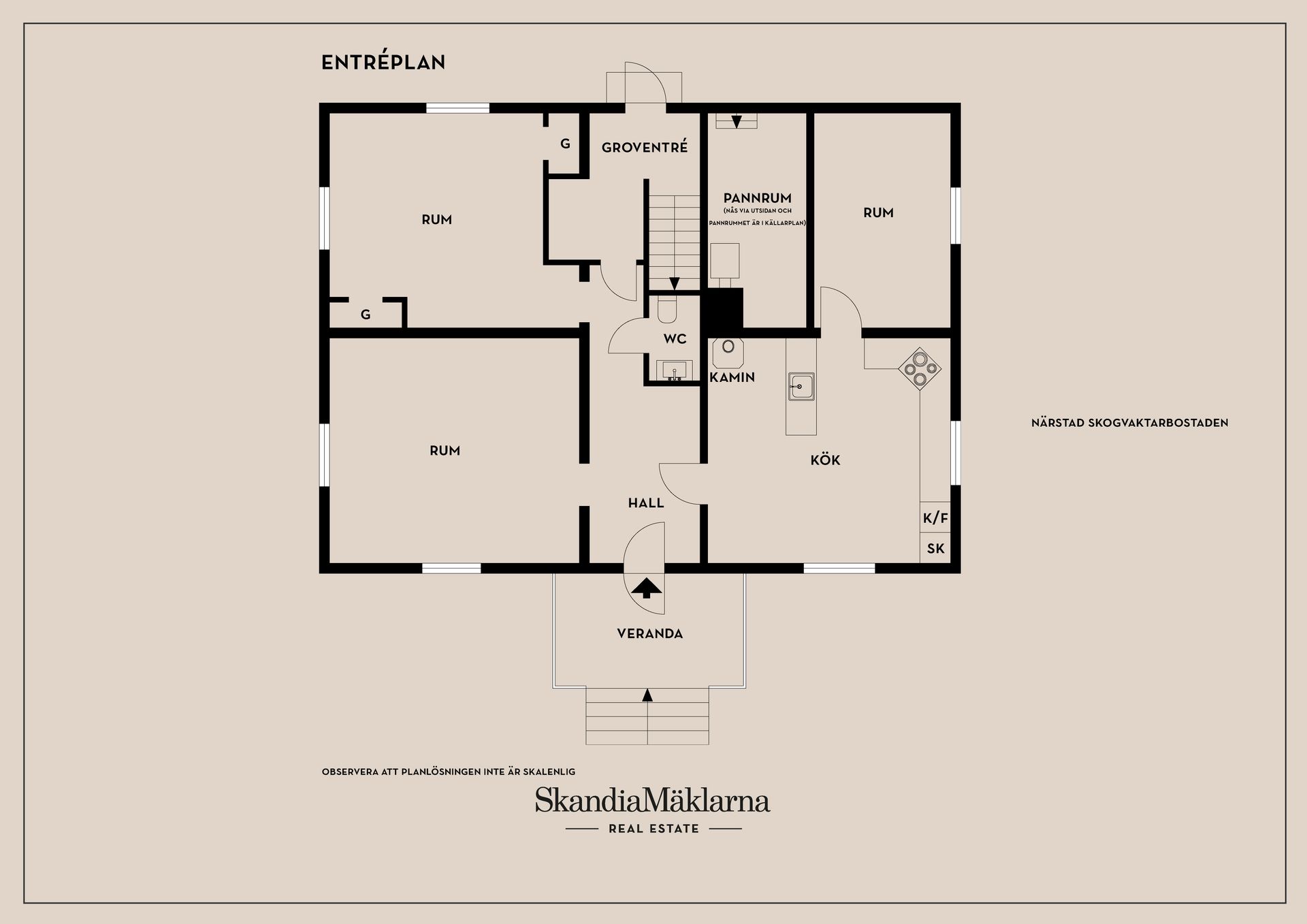 Villa, Mormorsgruvan Skogvaktarbostaden, Mormorsgruvan, Åtvidaberg