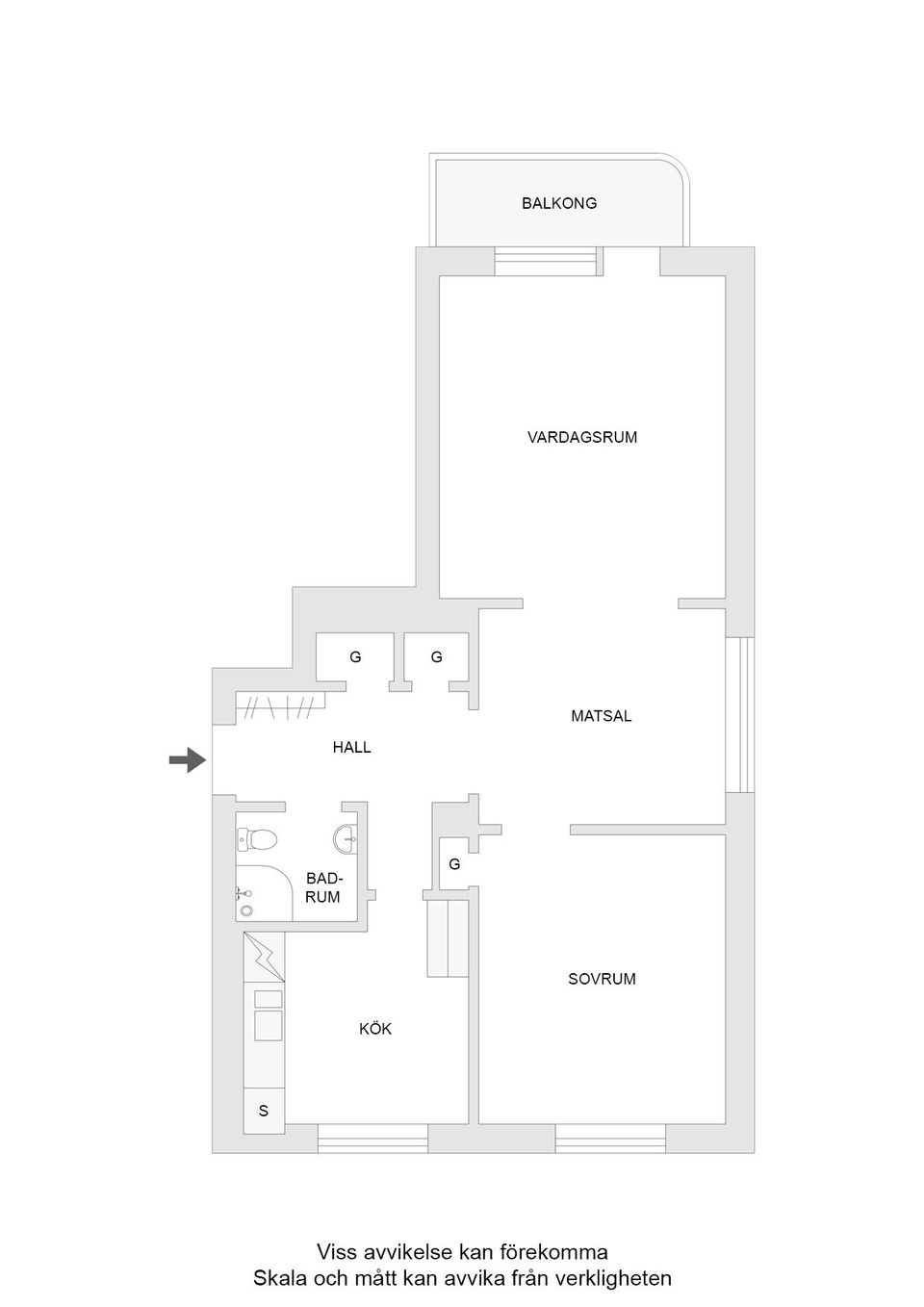Bostadsrätt, Brahegatan 8B, Centrum, Västerås