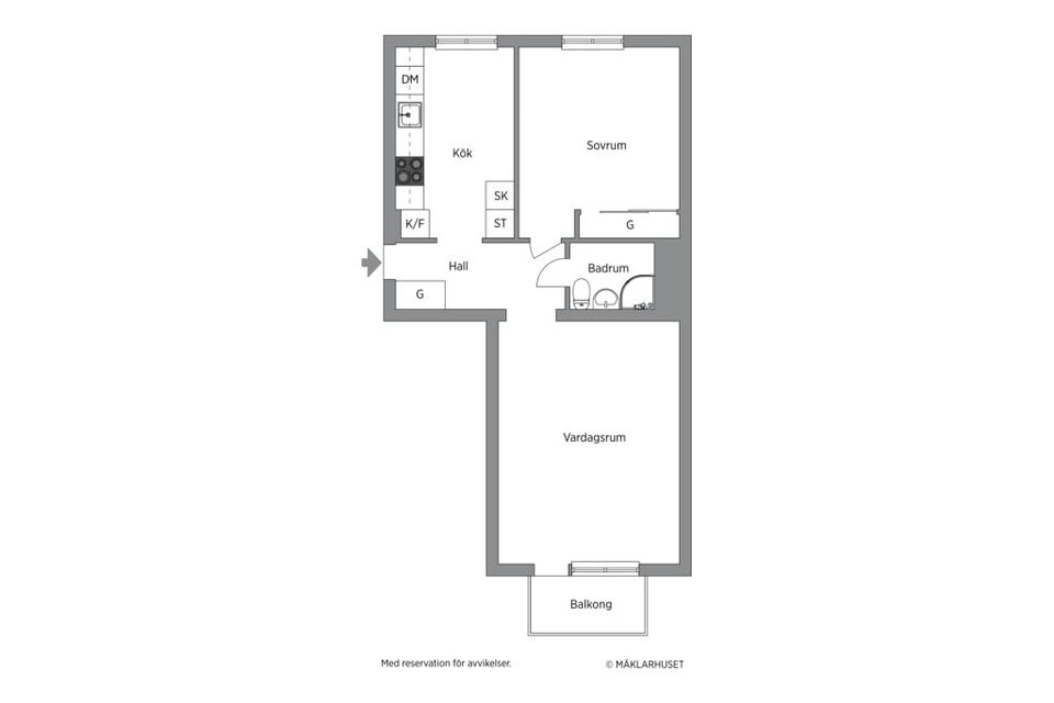 Bostadsrätt, Schantzgatan 5, Norr, Örebro