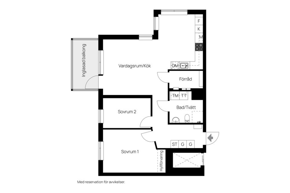 Bostadsrätt, Vänortsgatan 7, Lillhamra, Västerås