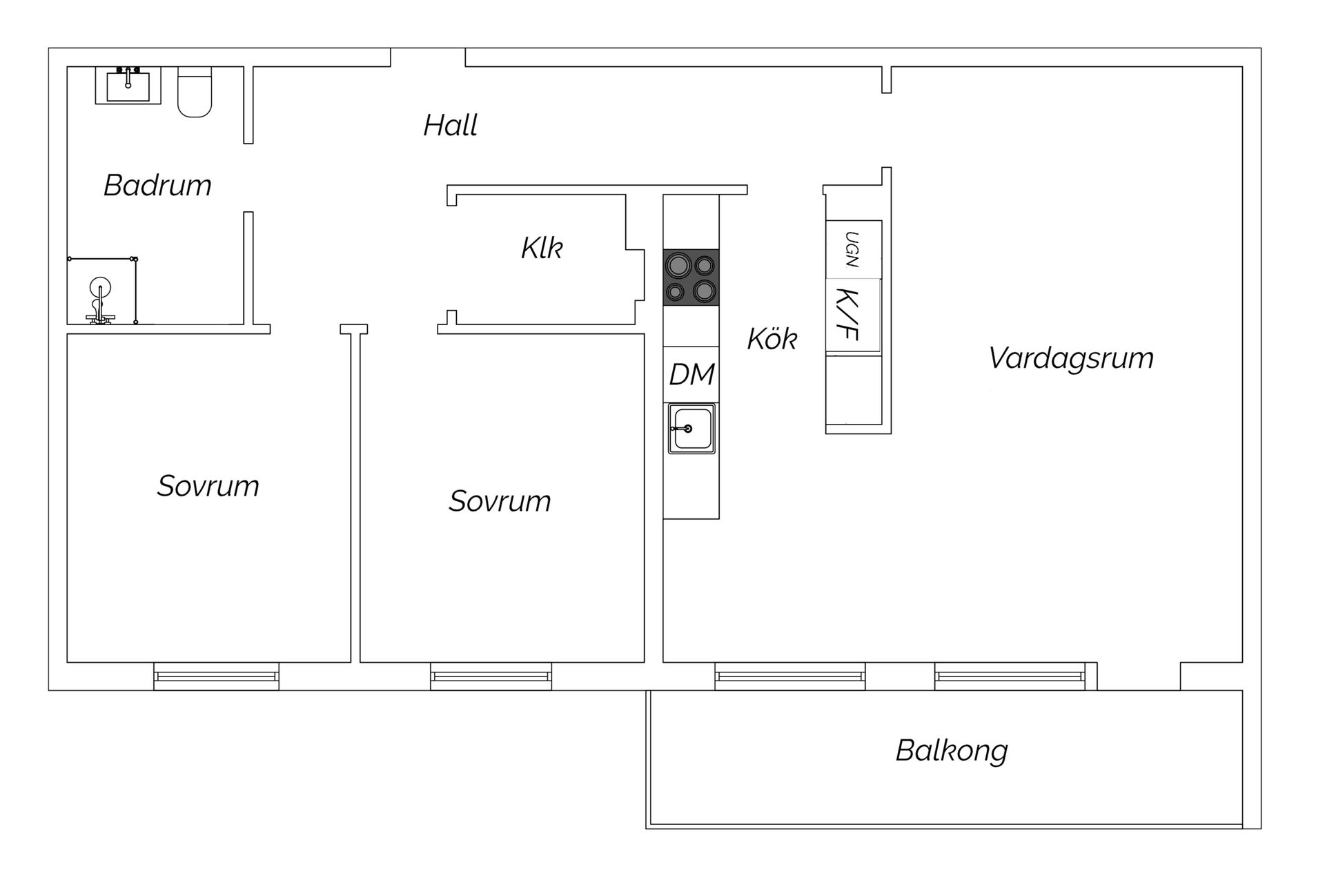 Bostadsrätt, Falkmansgatan 5a, Pildammarna, Malmö
